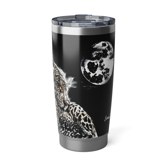 Leopard Wall Art 20oz Tumbler, Original Hand Drawn Mug, Travel Cup, Gift for Her/Him, Coffee Thermos, Stainless Steel Insulated Bottle