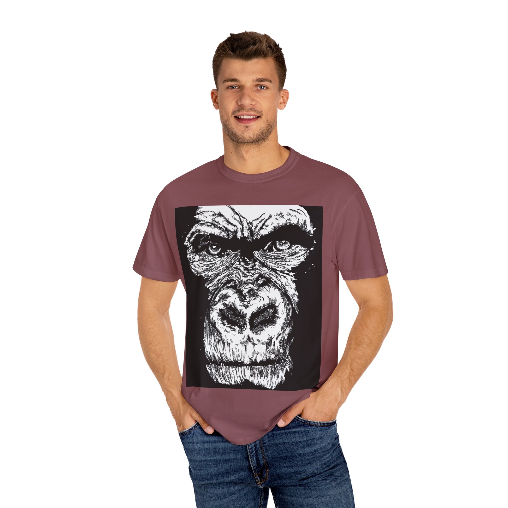 Gorilla Graphic T-Shirt - Unisex Animal Print Tee