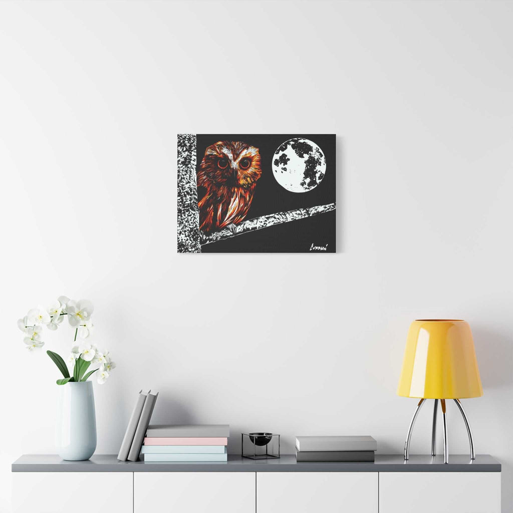 Owl in a Tree, print of my original hand drawn art