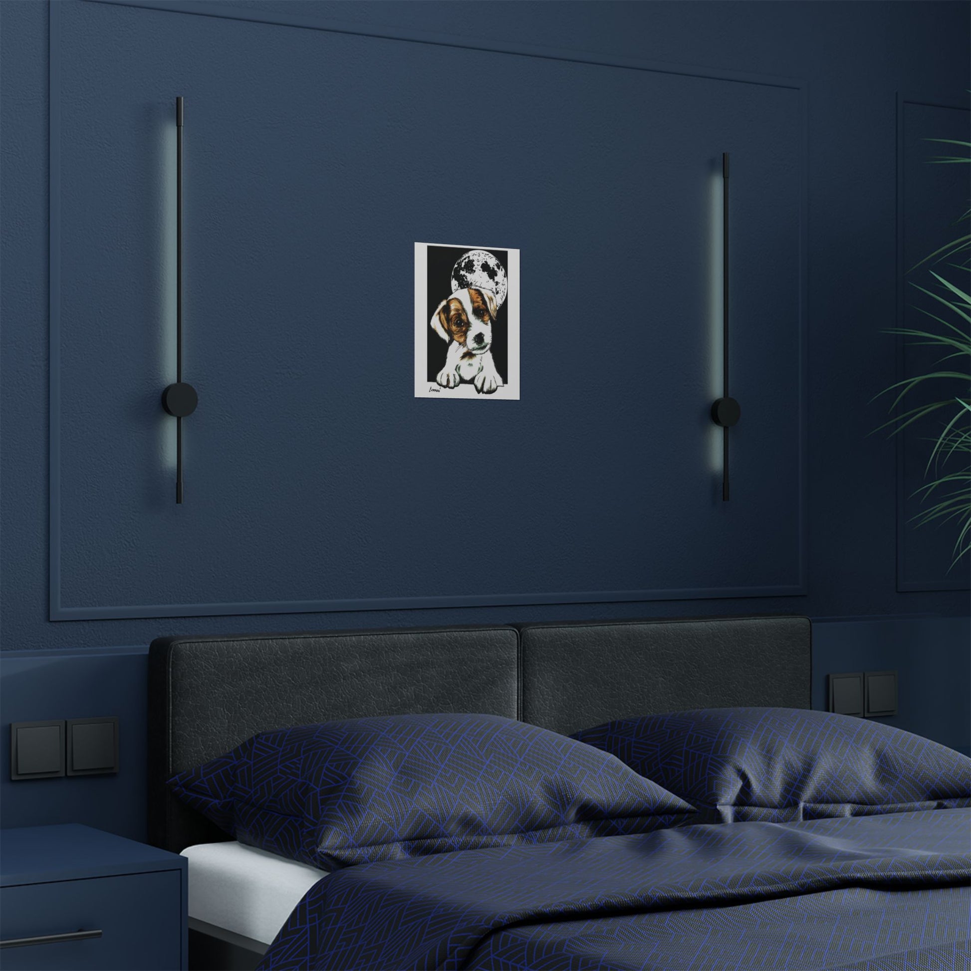 Adorable Beagle Satin Poster - Perfect for Animal Lovers