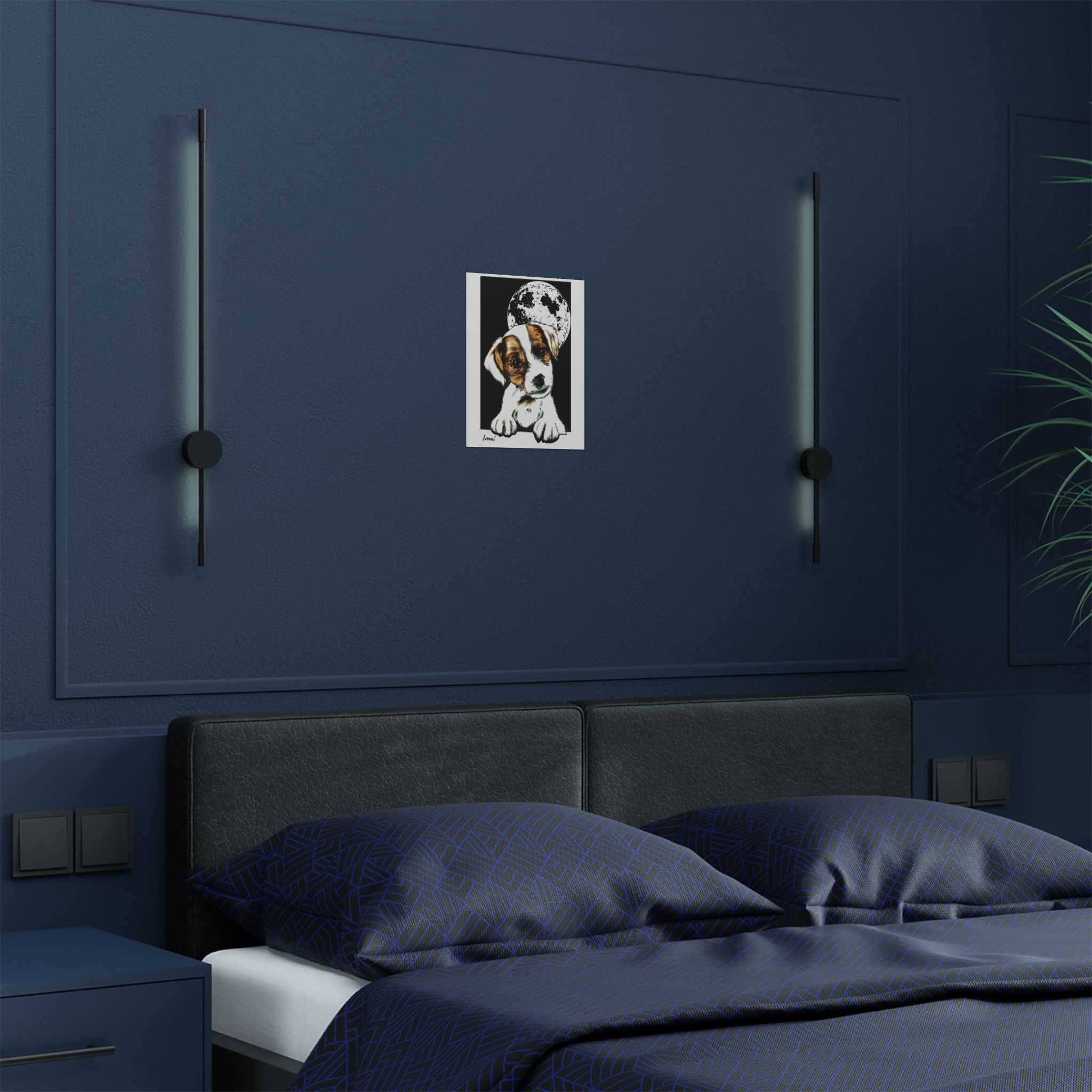 Adorable Beagle Satin Poster - Perfect for Animal Lovers