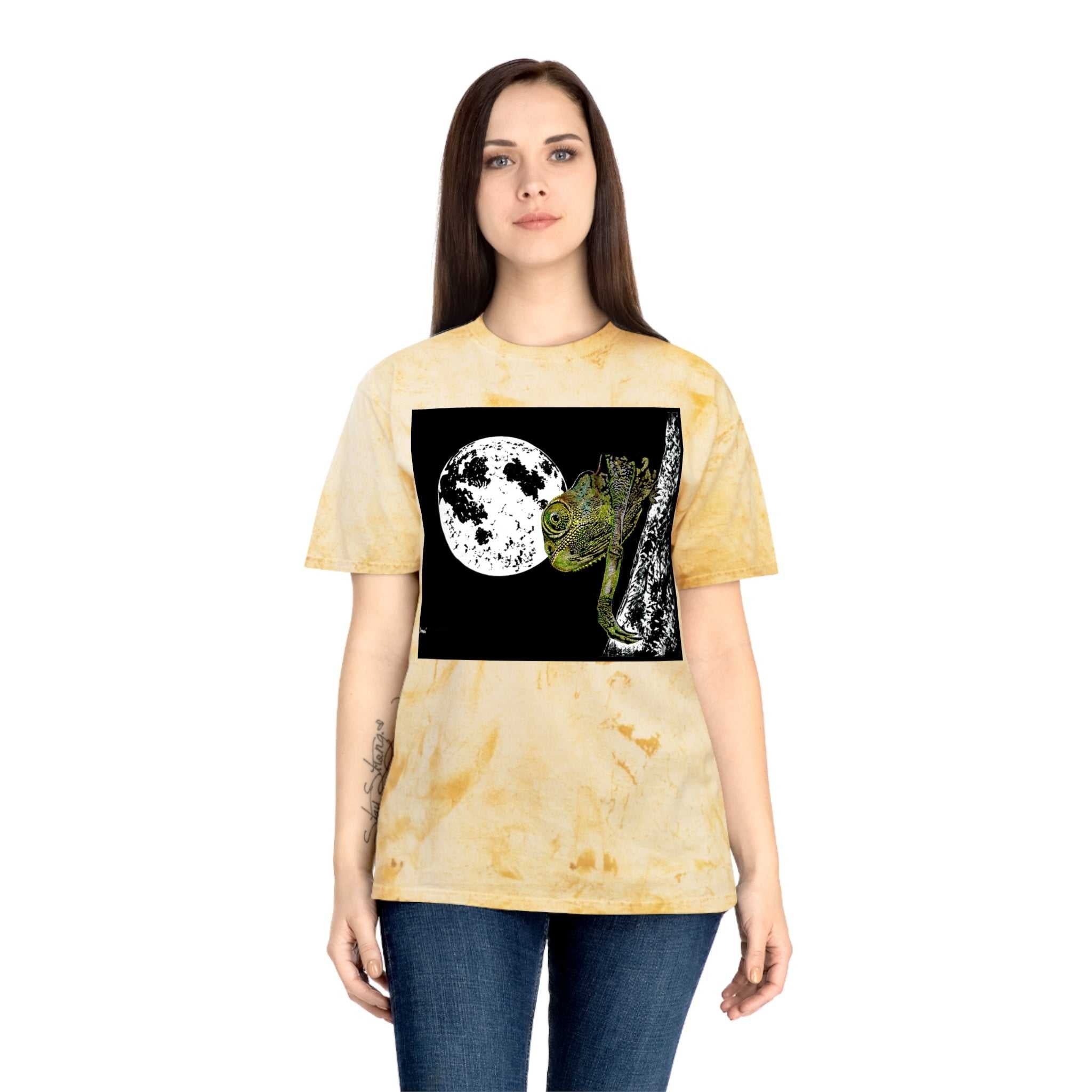 Chameleon Color Blast T-Shirt, Eco-Friendly, Nature-Inspired