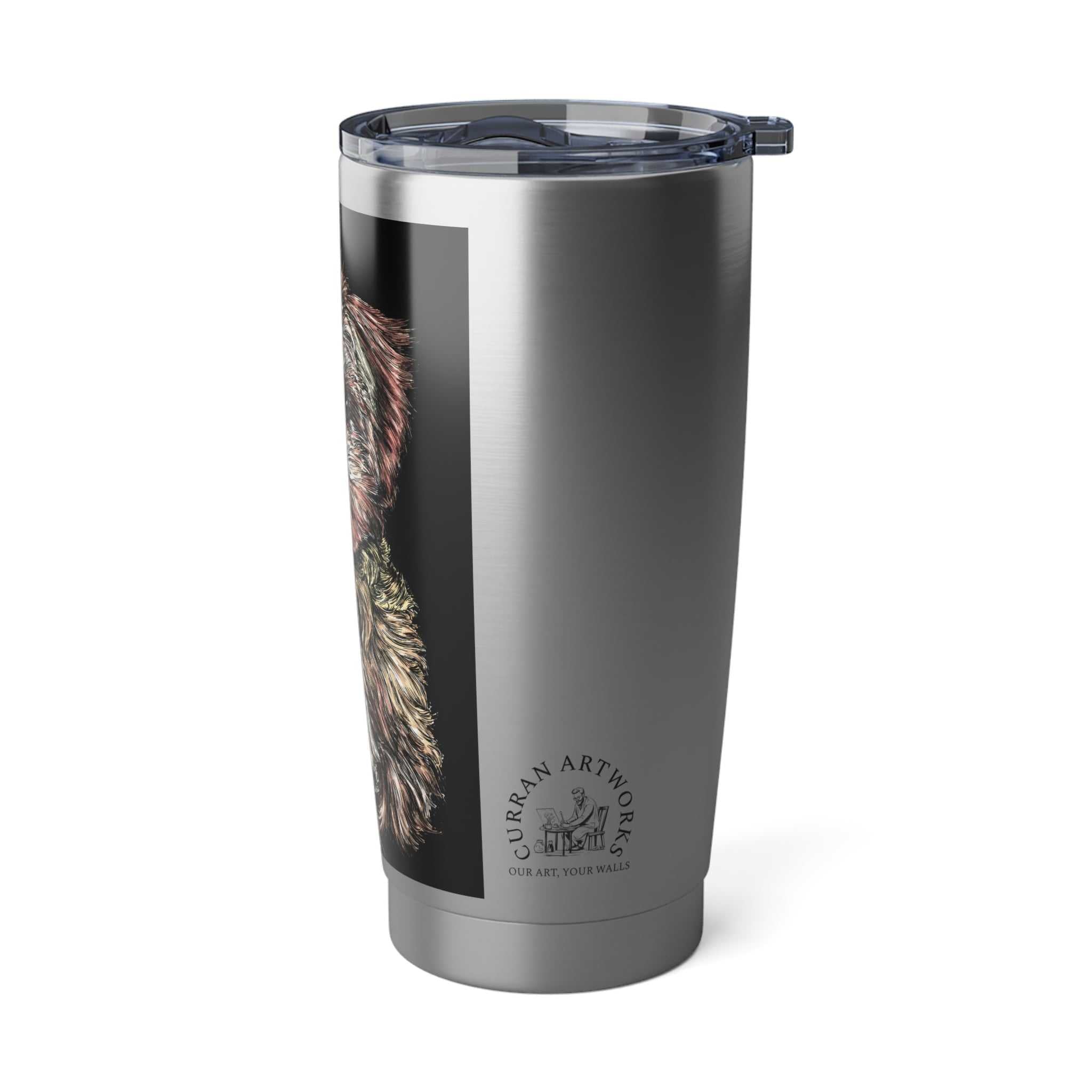 Puppy Travel Mug, Puppy Coffee Cup, Puppy Lover Gift, Puppy Art Tumbler, Unique Puppy Mug, Puppy Themed Gift, Puppy Insulated Cup