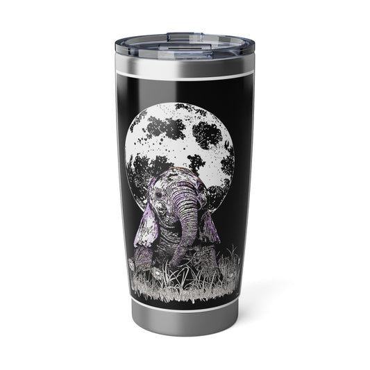 Baby Elephant Travel Mug, Original Wall Art Hand Drawn