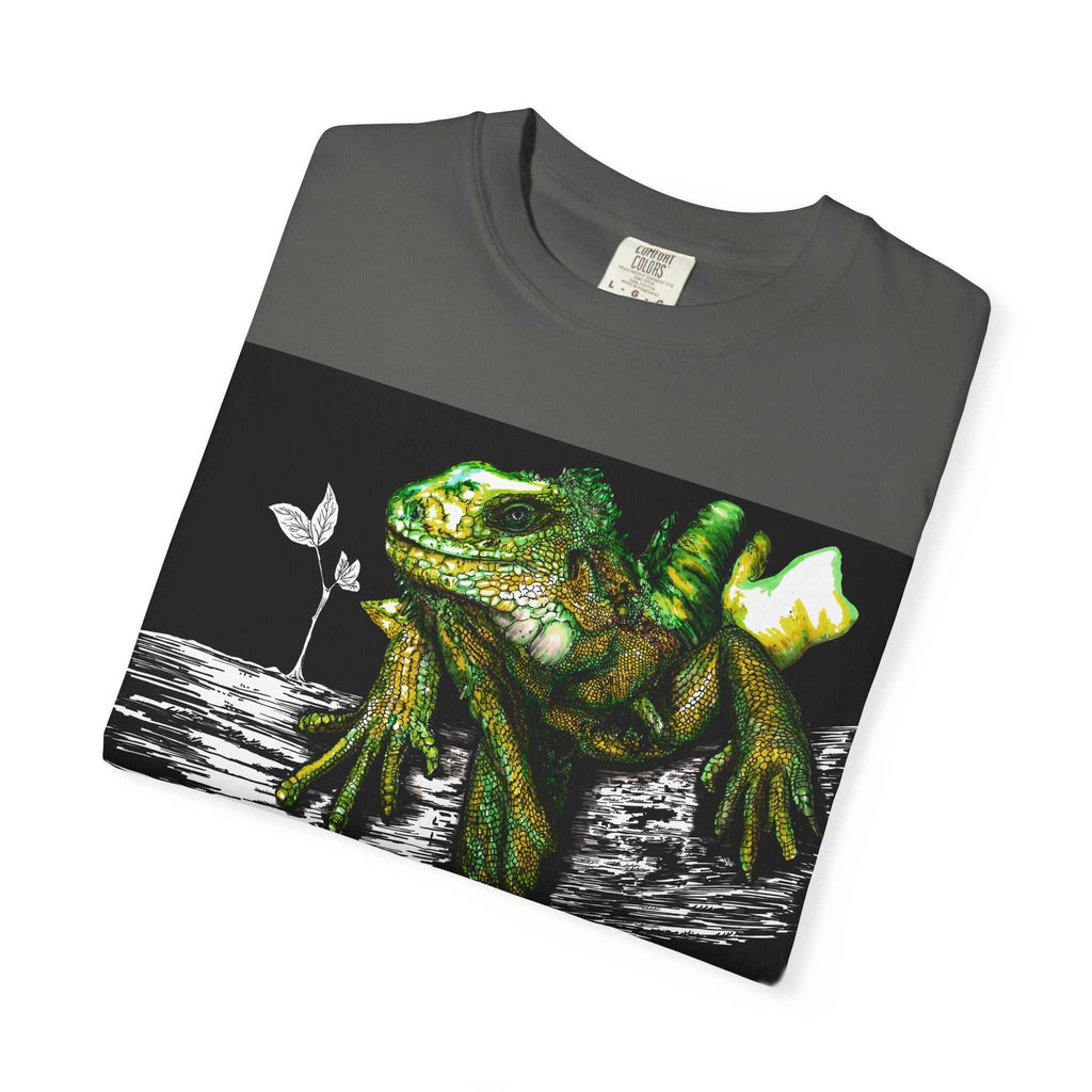 Iguana Unisex T-shirt - Hand Painted Art Design