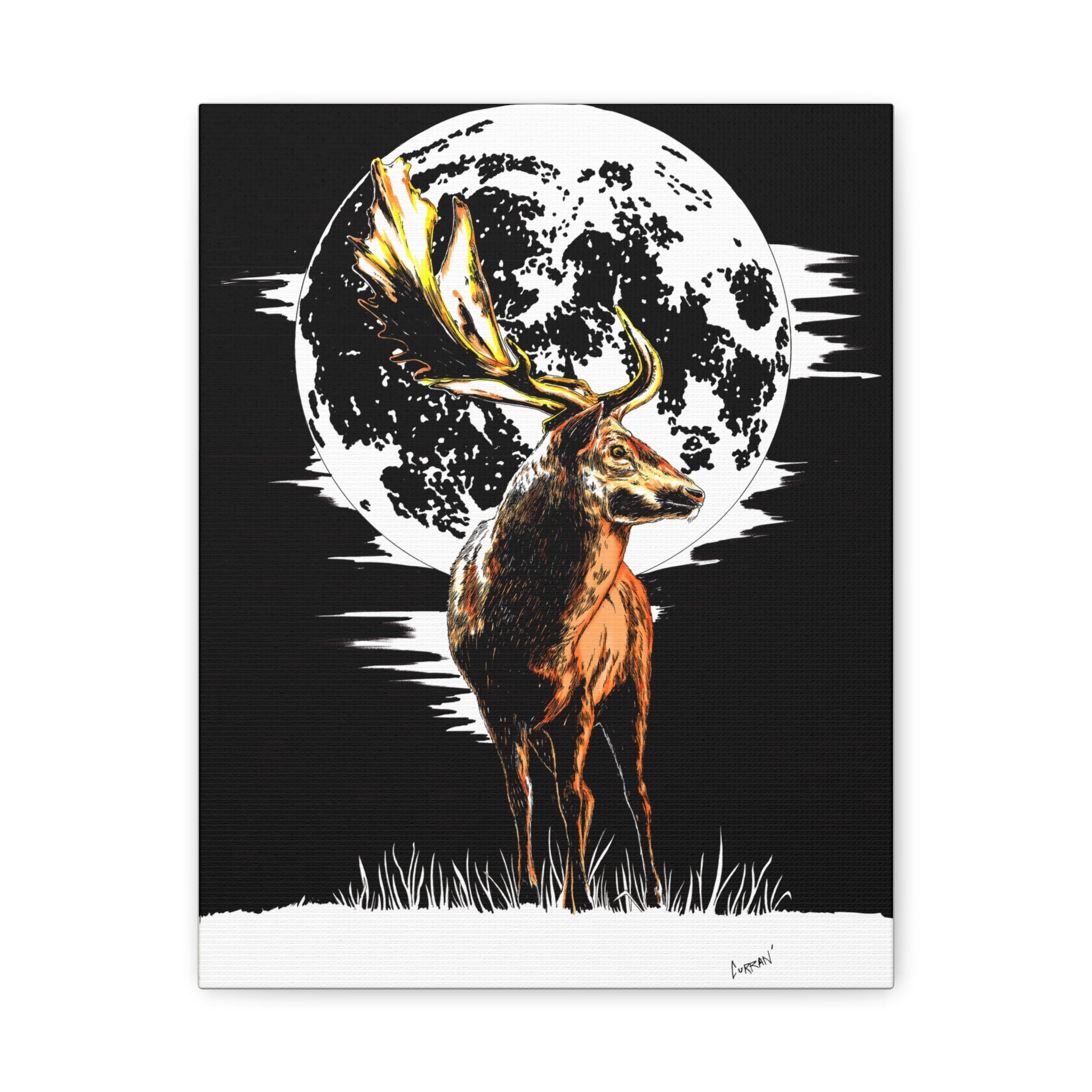 Deer Wall Art, Deer Print, Wildlife Art, Rustic Wall Decor