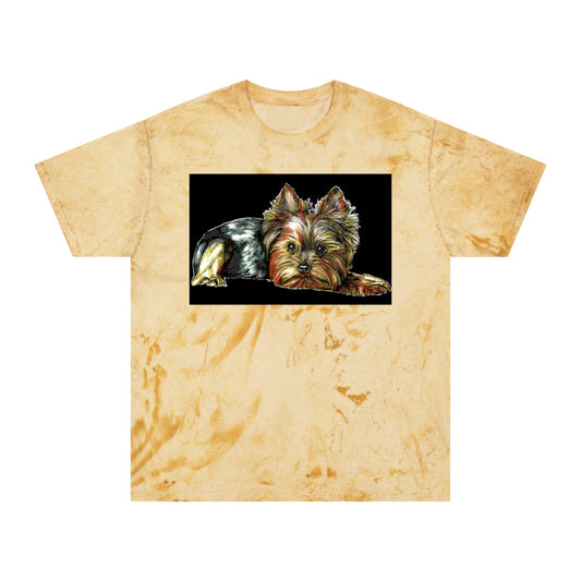 Yorkie Terrier Color Blast T-Shirt - Stylish Pet Apparel for Animal Enthusiasts