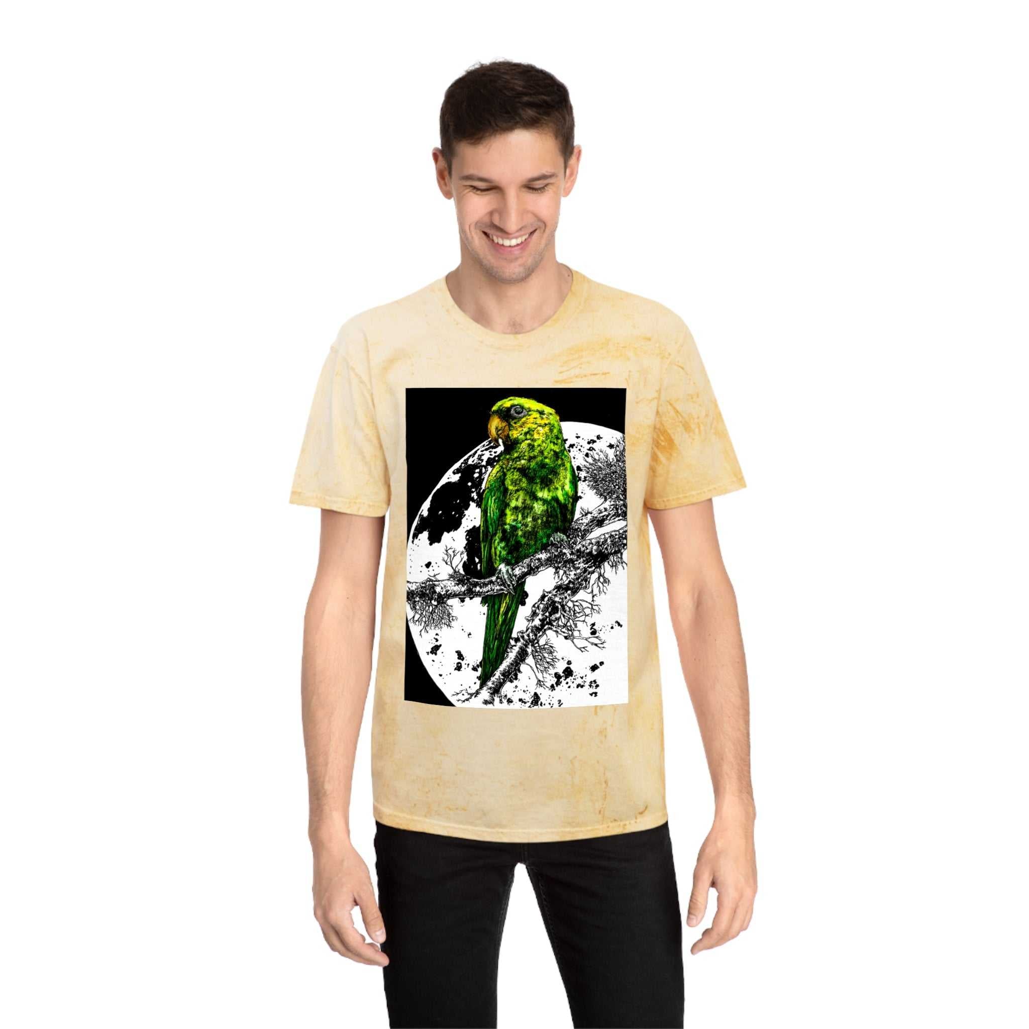 Parrot Color Blast Unisex T-Shirt - Vibrant Bird Art Tee