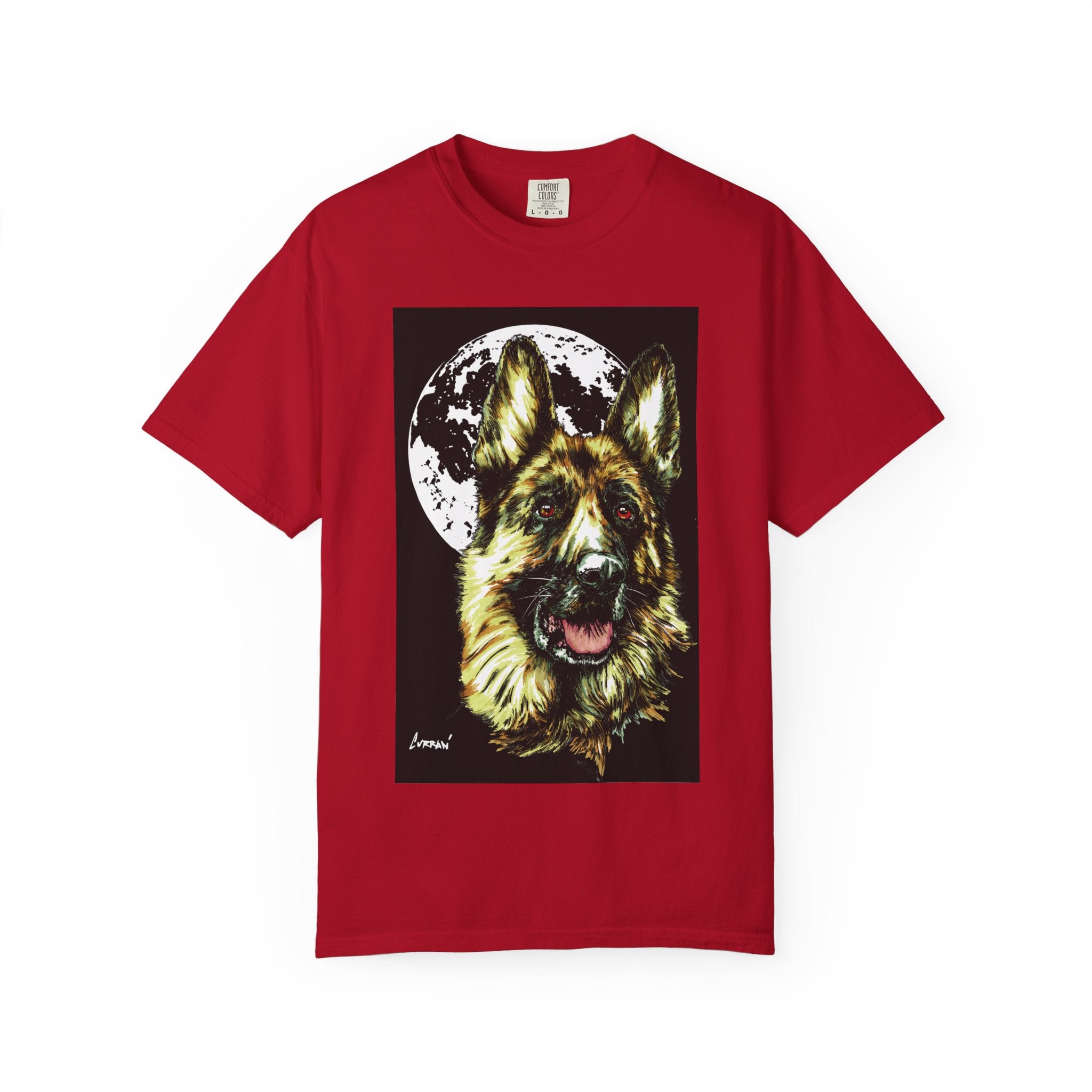 German Shepherd Hand Painted Unisex T-shirt
