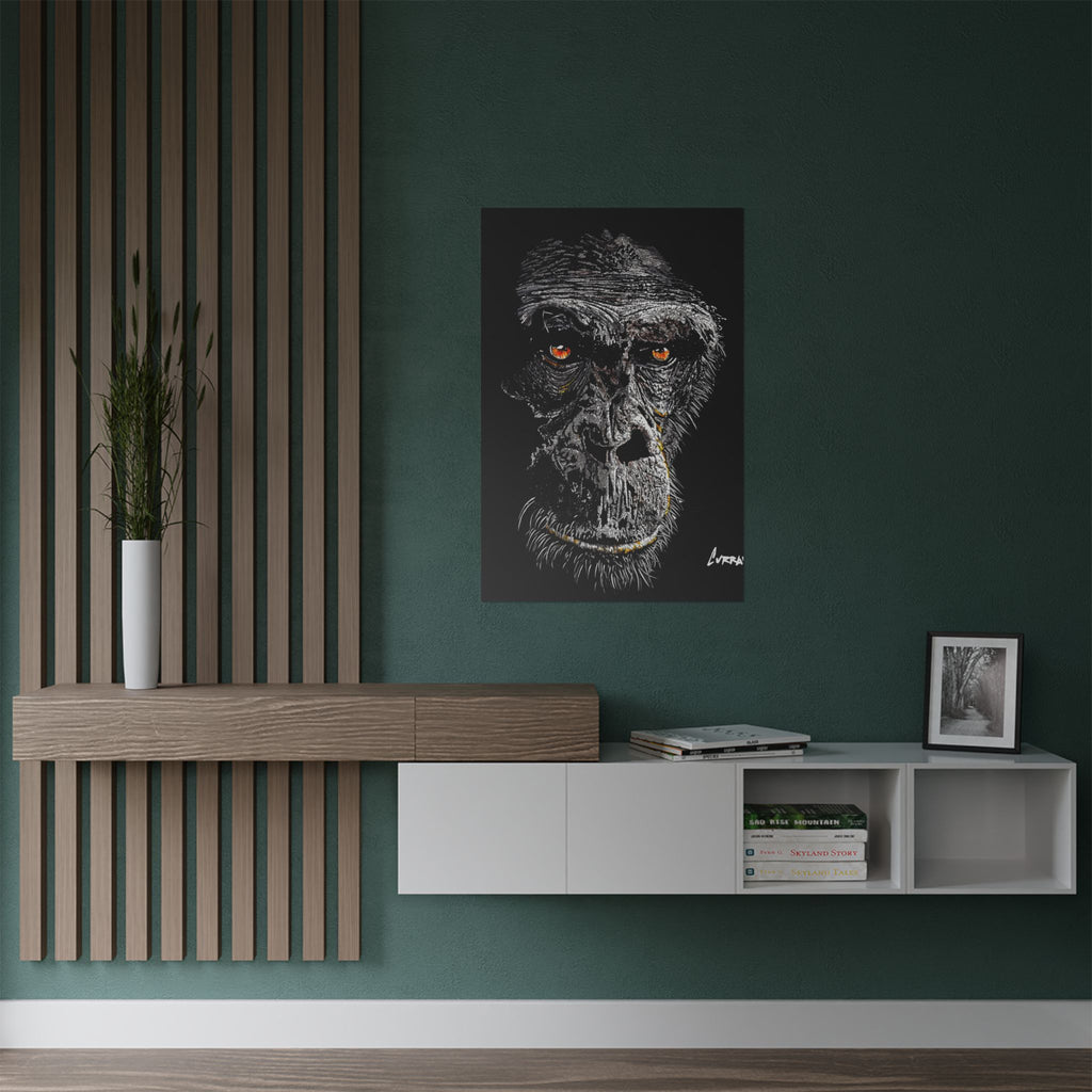 Gorilla Art Satin Poster - 300gsm | Bold Animal Wall Décor