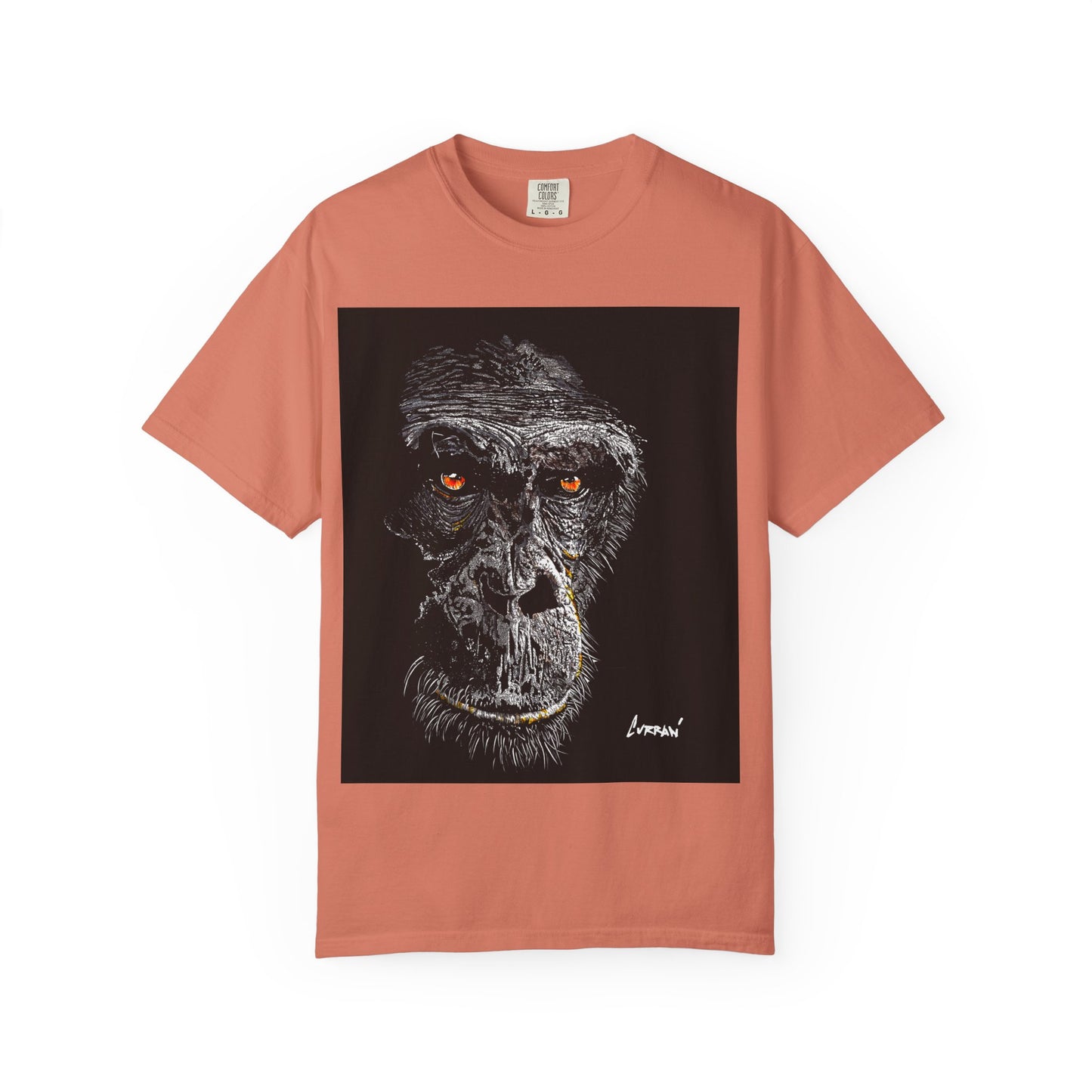 Gorilla Garment-Dyed Art T-Shirt | Unique Unisex Graphic Tee
