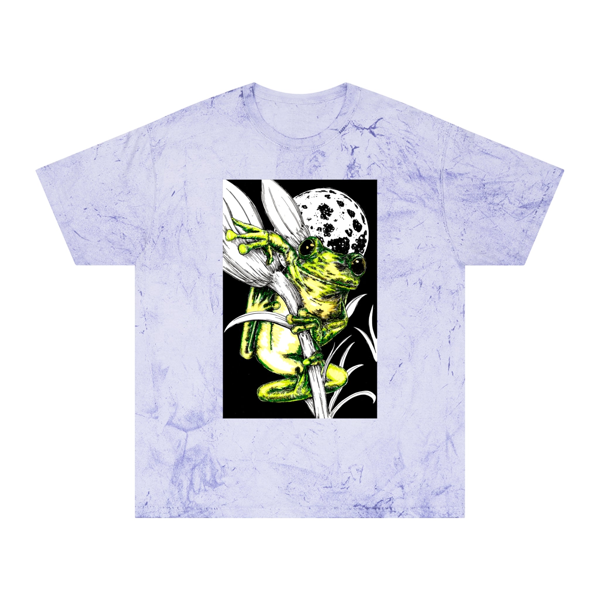 Colorful Frog Art Unisex T Shirt Vibrant Nature Design