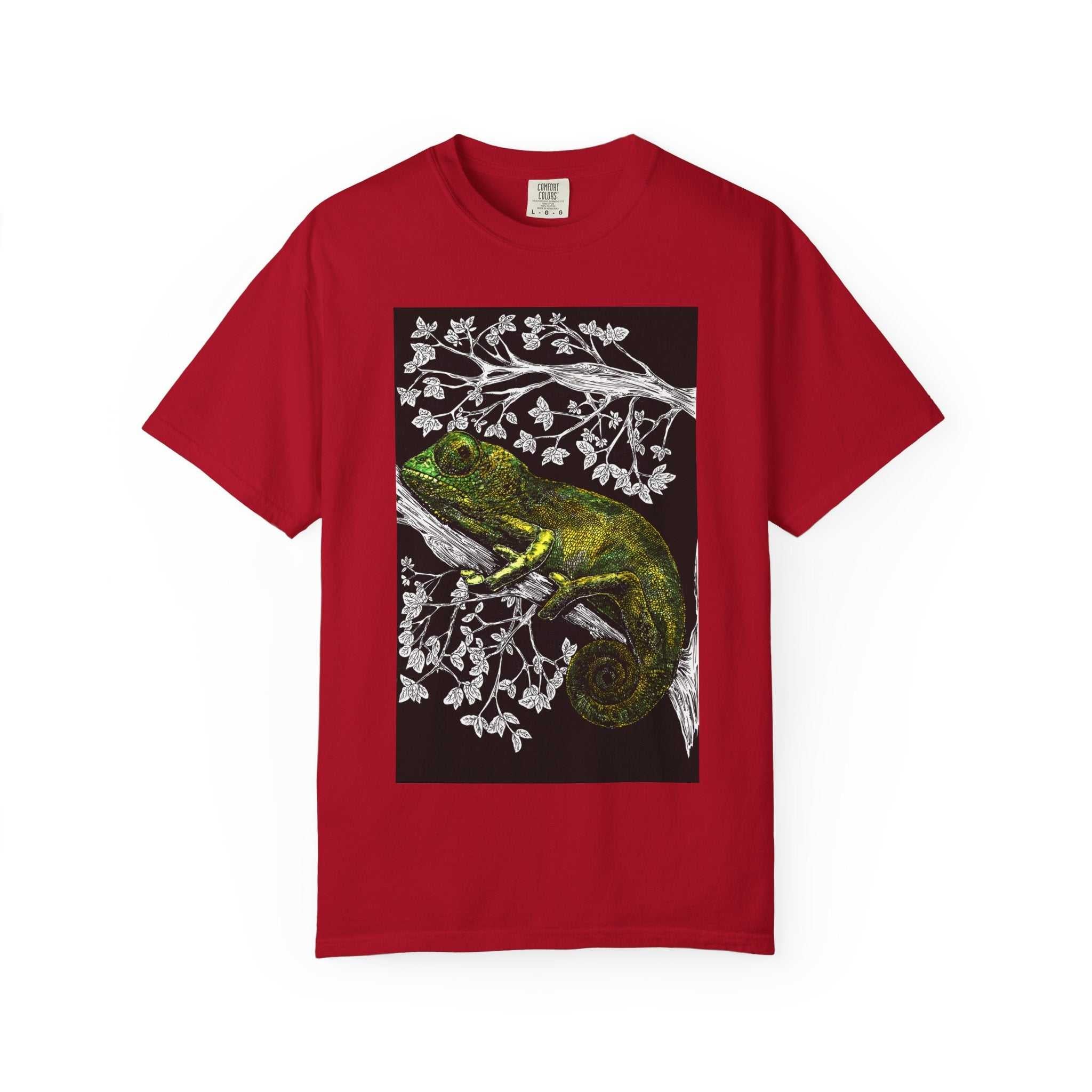 Chameleon Art Unisex Garment-Dyed T-Shirt - Nature Lover's