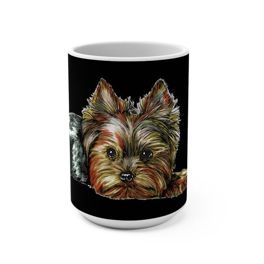 Yorkshire Terrier 15oz Mug | Cute Dog Lover Gift | Pet Portrait Coffee Cup