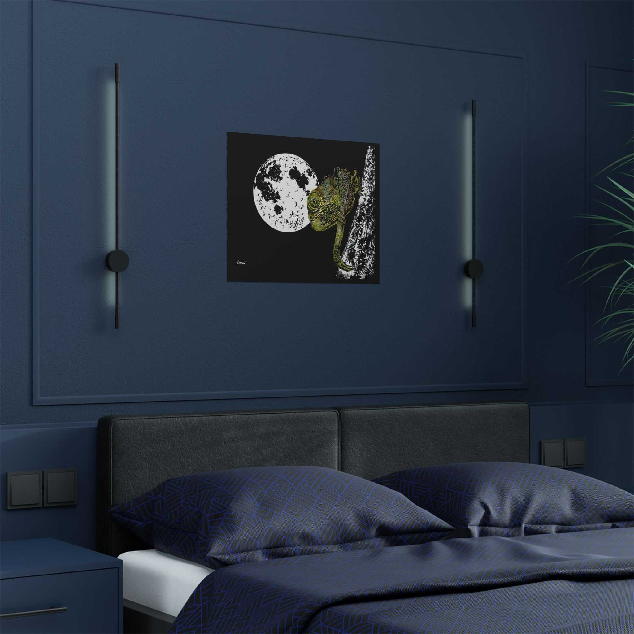 Chameleon Satin Poster - Art Print for Unique Home Decor