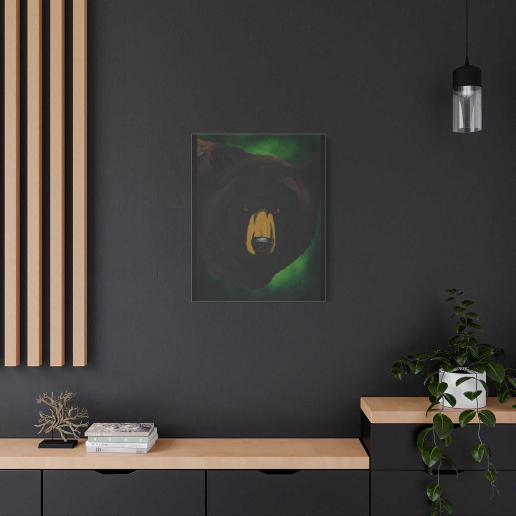Brown Bear Wall Art, Brown Bear Art Print
