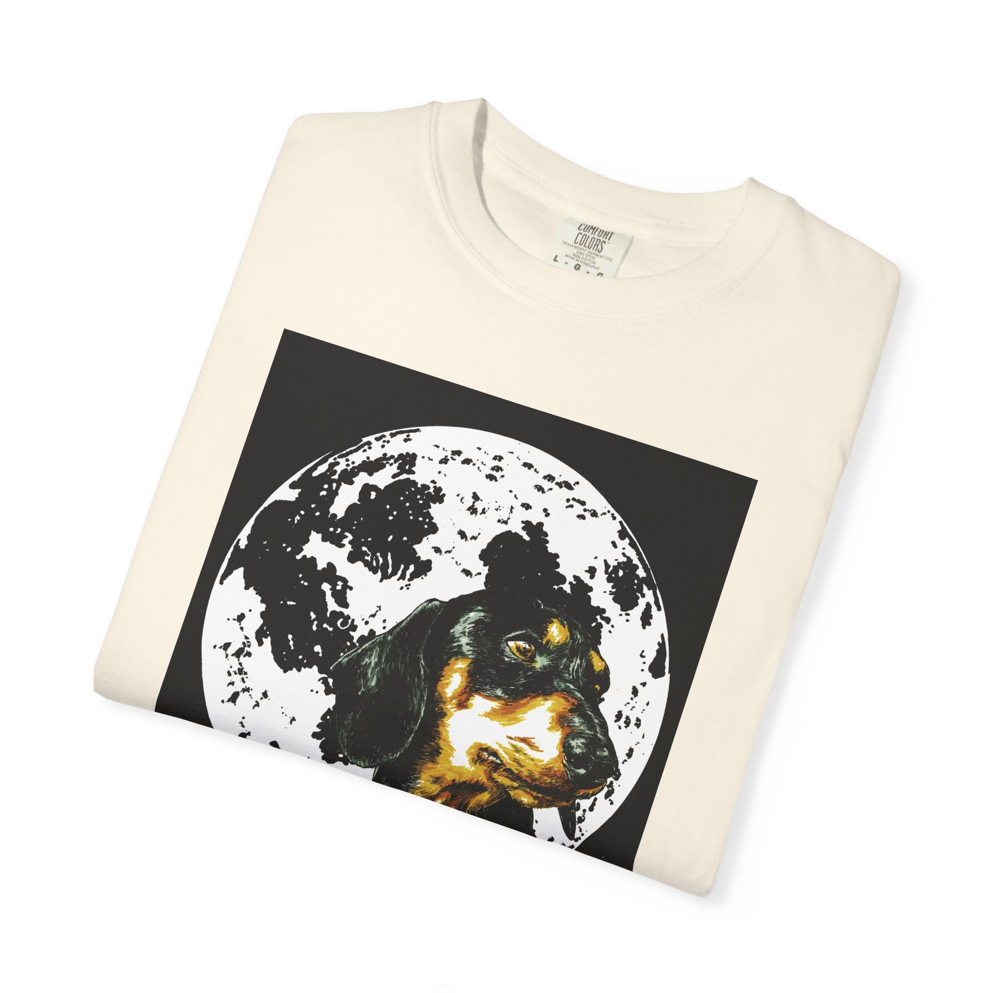 Dachshund Puppies Full Moon Dog Lovers T-Shirt