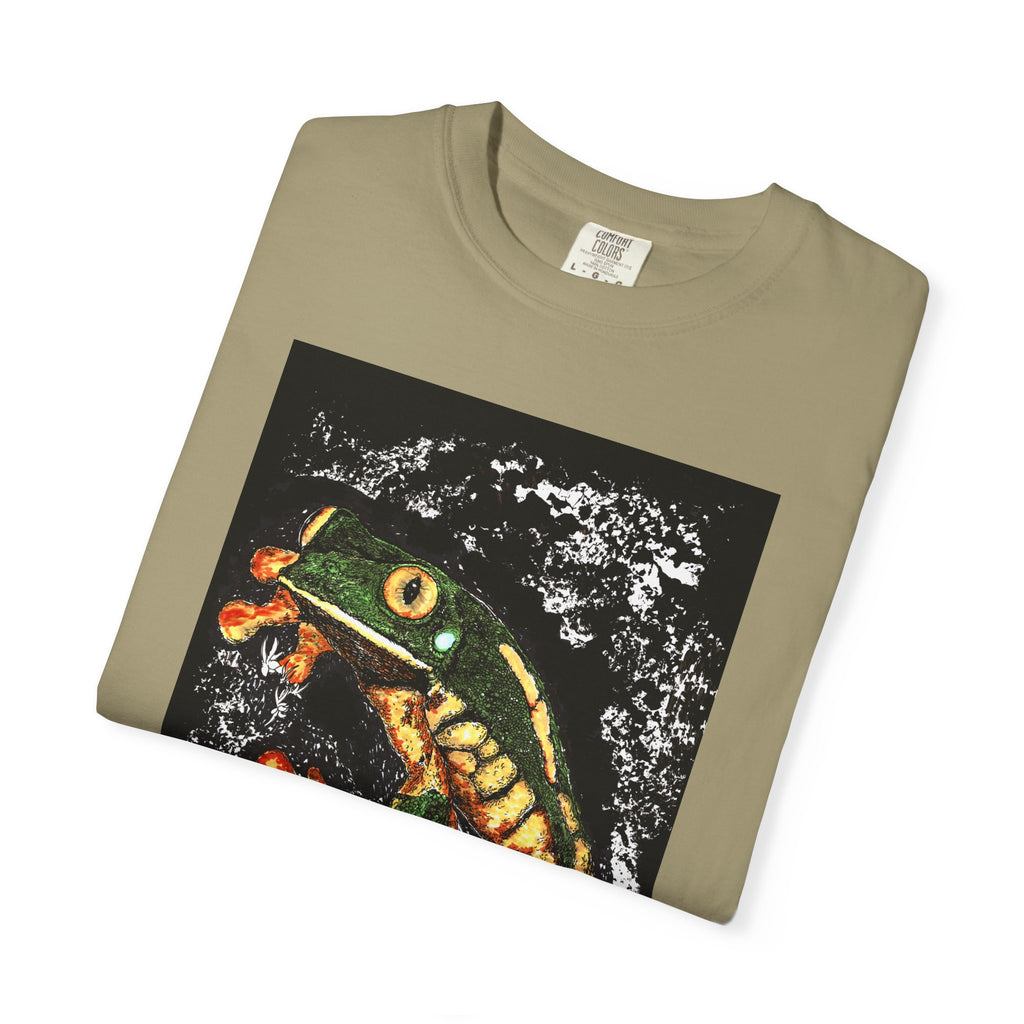 Colorful Frog Unisex T-shirt - Eco-Friendly Art Tee