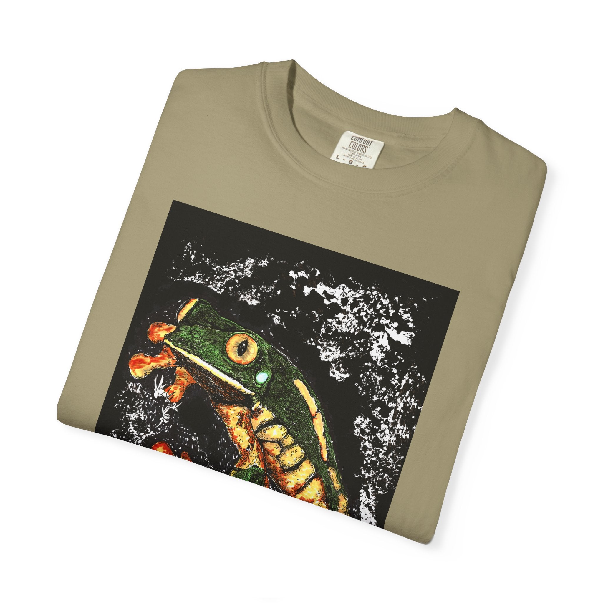 Colorful Frog Unisex T-shirt - Eco-Friendly Art Tee