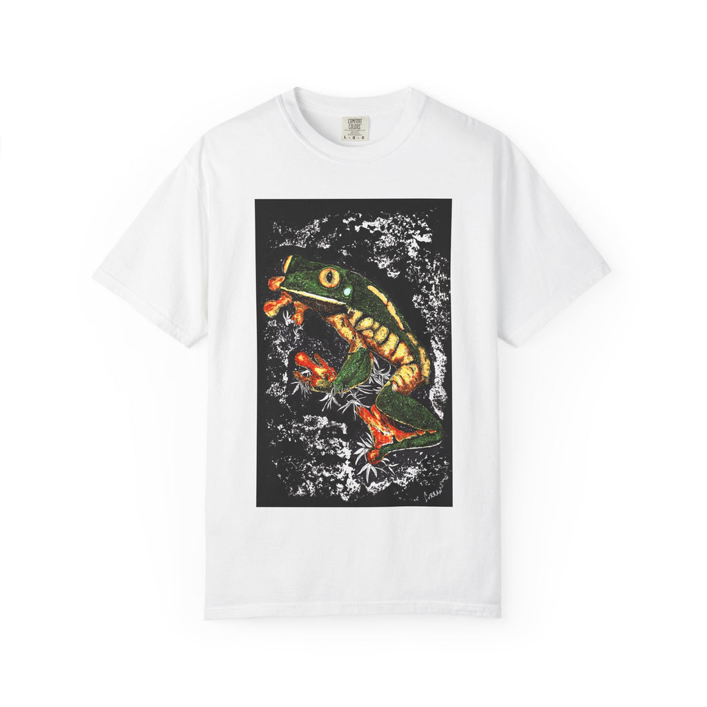 Colorful Frog Unisex T-shirt - Eco-Friendly Art Tee