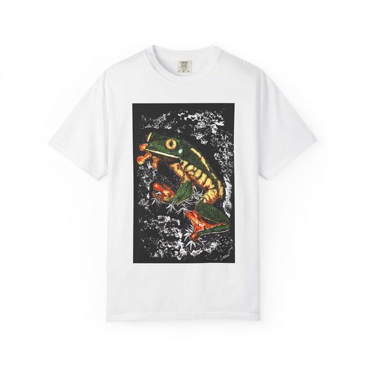 Colorful Frog Unisex T-shirt - Eco-Friendly Art Tee