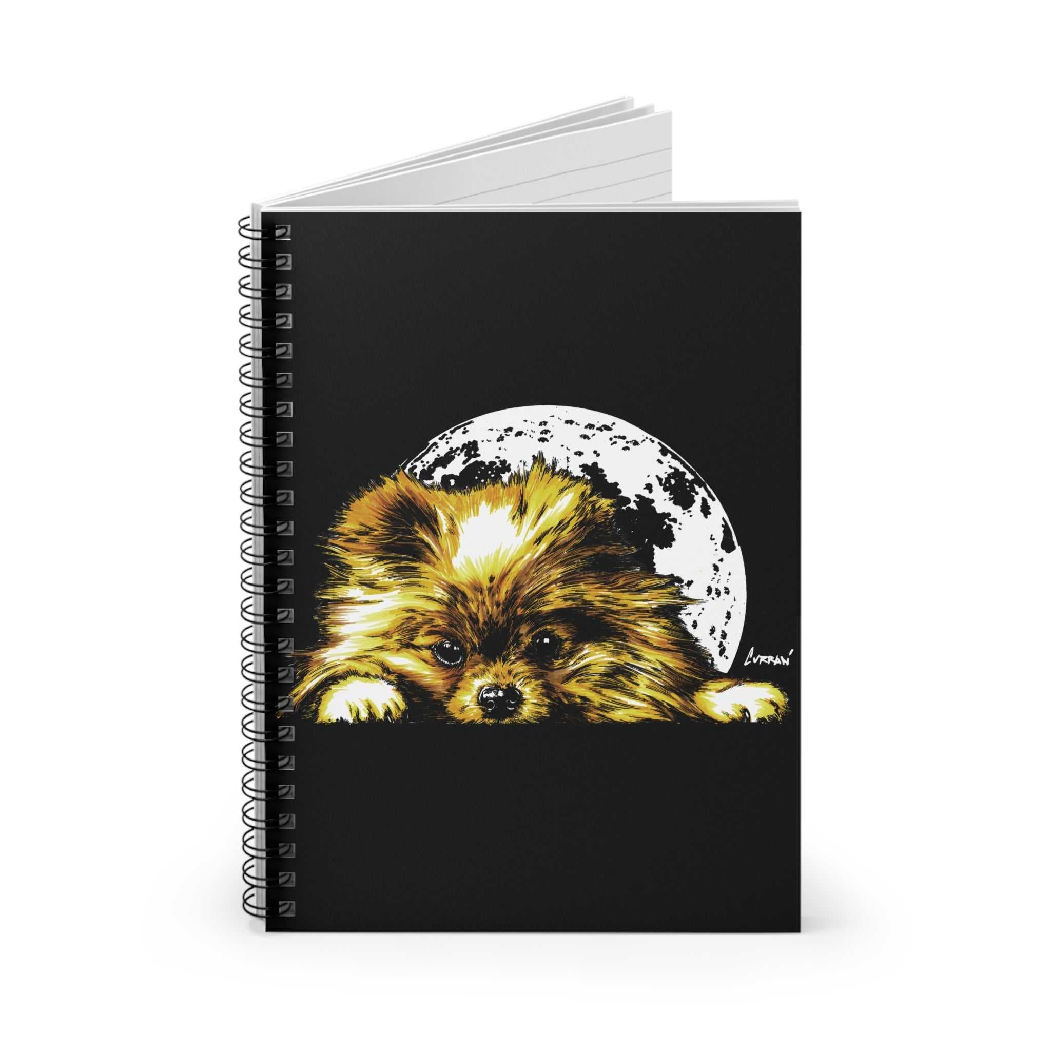Pomeranian Spiral Notebook – Ruled Line,