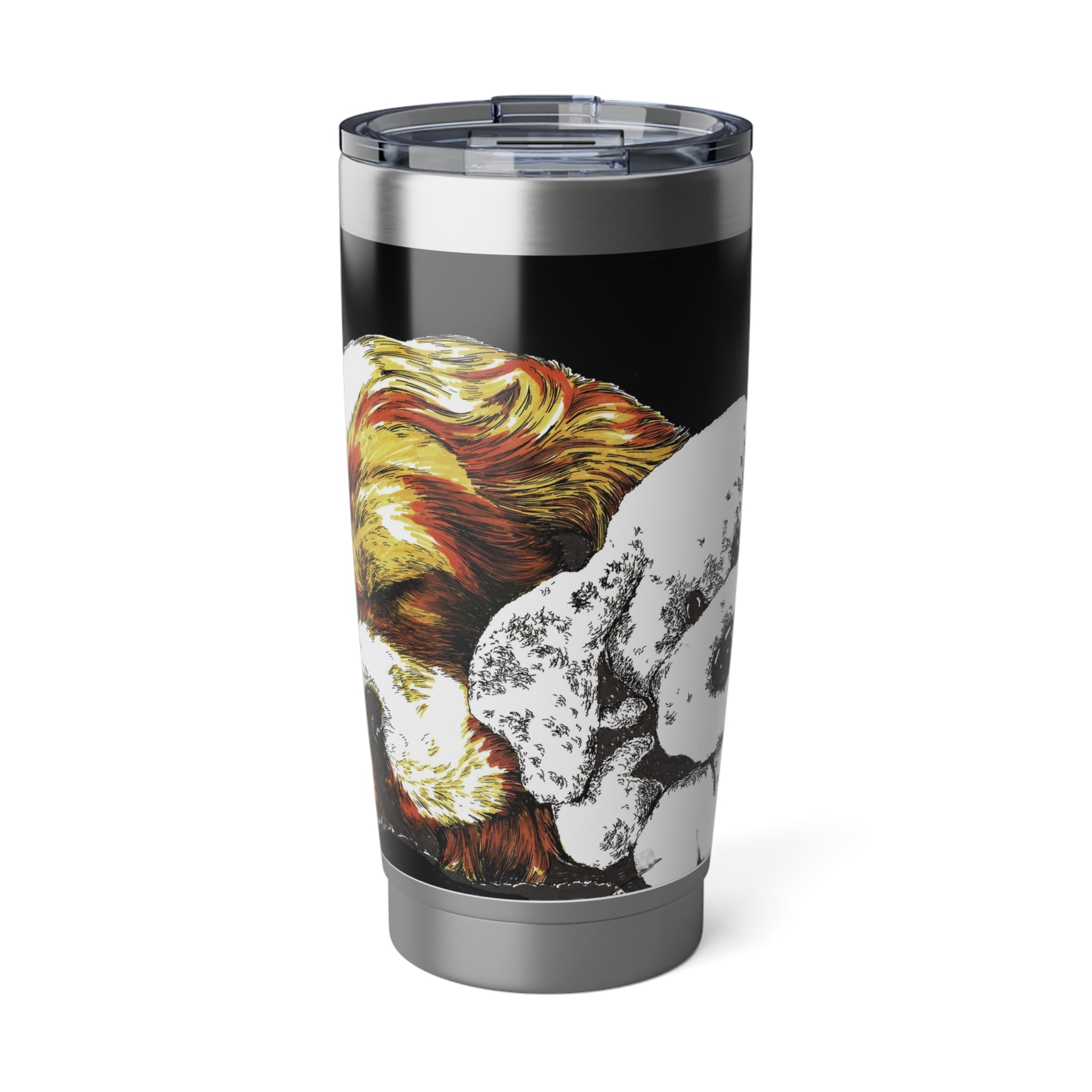 Cocker Spaniel Wall Art Tumbler, Dog Lover Travel Mug