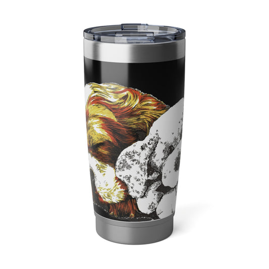 Cocker Spaniel Wall Art Tumbler, Dog Lover Travel Mug