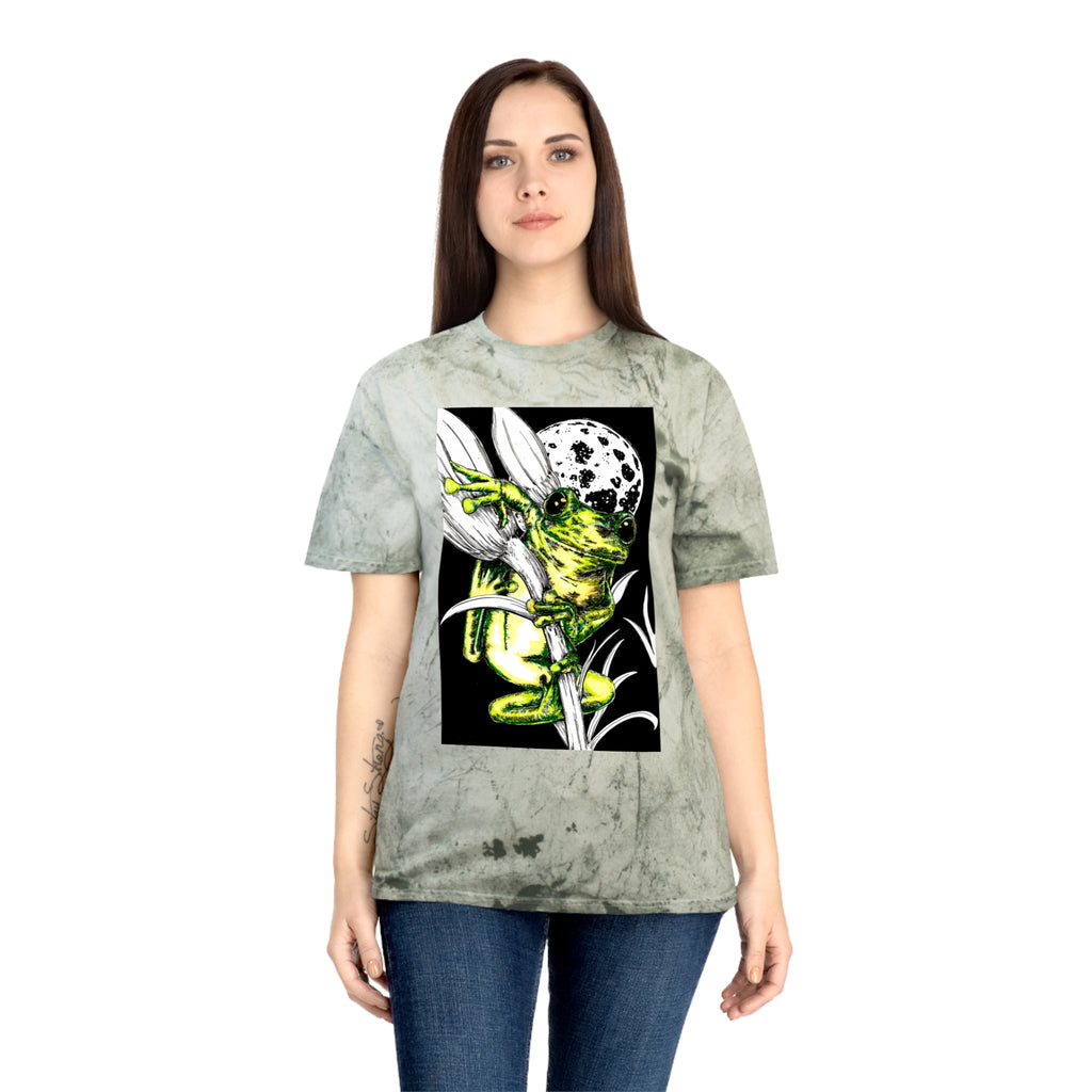 Colorful Frog Art Unisex T Shirt Vibrant Nature Design