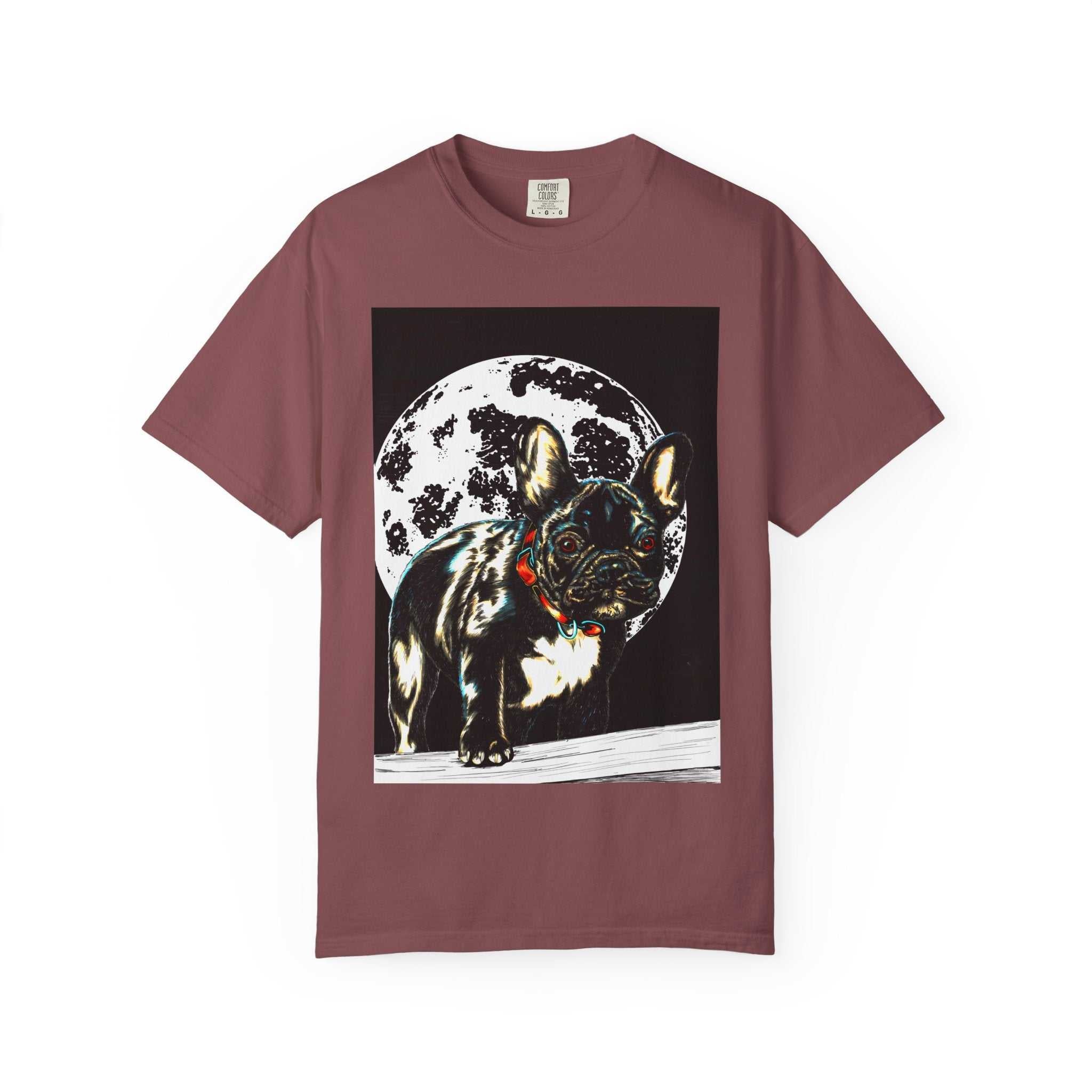 Moonlit French Bulldog Unisex T-Shirt - Pet Lovers Gift