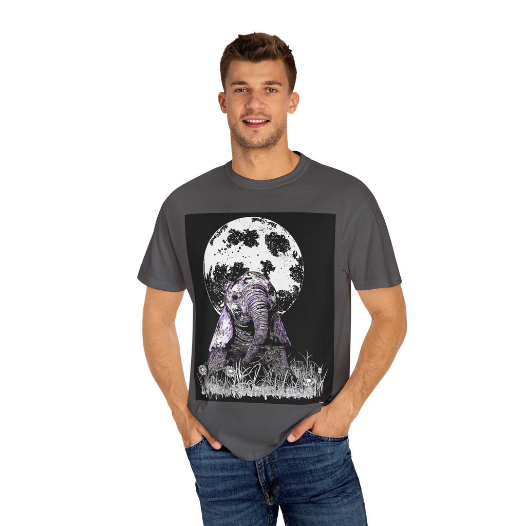 Baby Elephant Unisex T-shirt | Eco-Friendly Garment-Dyed Tee