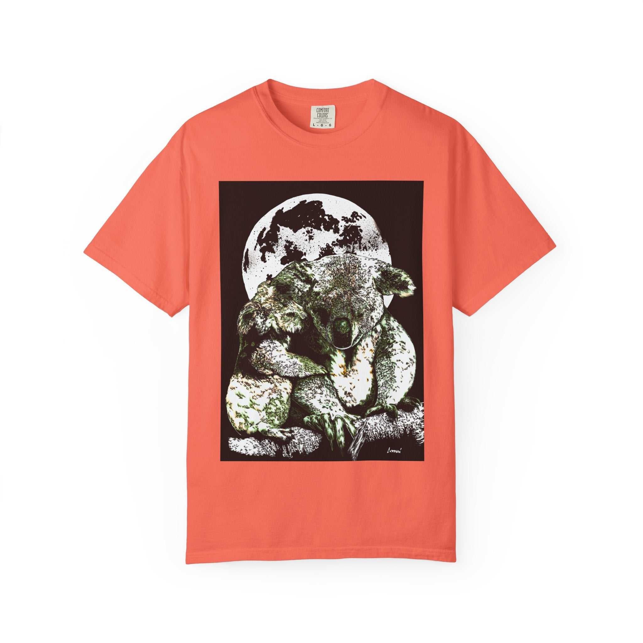 Koala T-Shirt for Nature Lovers - Unisex Garment-Dyed