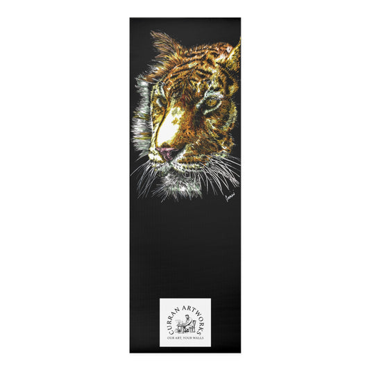 Tiger Yoga Mat, Hand-Drawn Mat, Artistic Yoga Mat, Wildlife Yoga Mat, Tiger Art Mat, Unique Yoga Mat, Handmade Yoga Mat, Yoga Gift