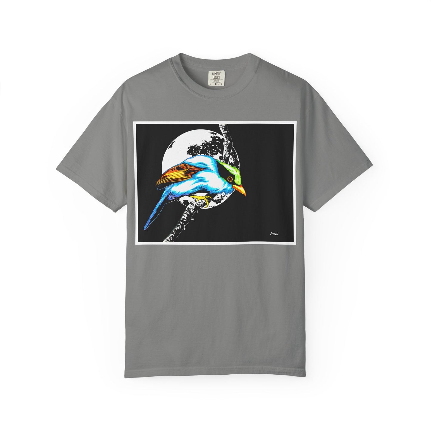 Colorful Bird Graphic Unisex T-Shirt - Nature Lover Apparel