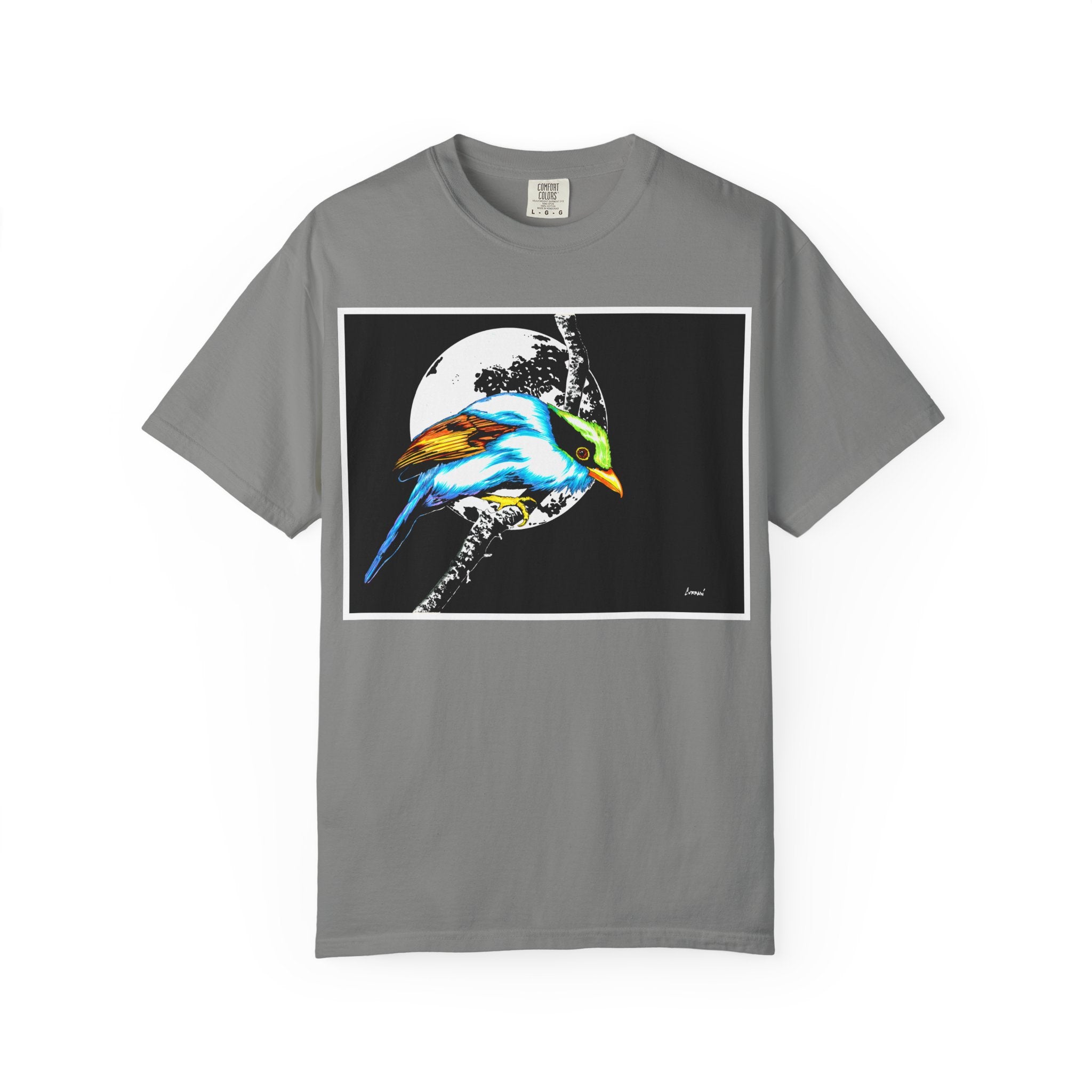 Colorful Bird Graphic Unisex T-Shirt - Nature Lover Apparel
