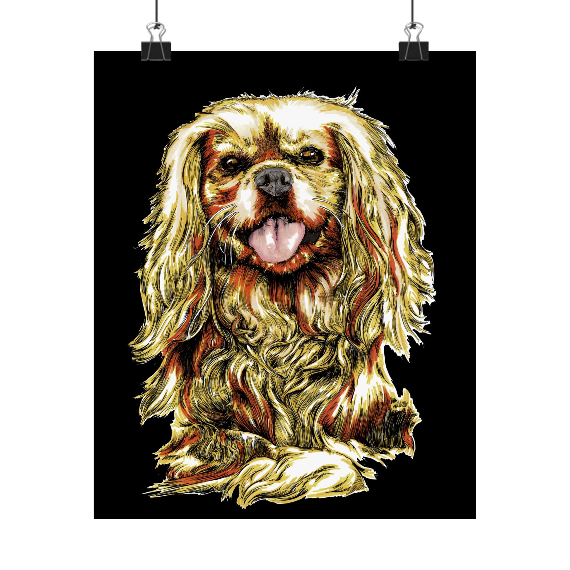 Cocker Spaniel Satin Poster - Art Print