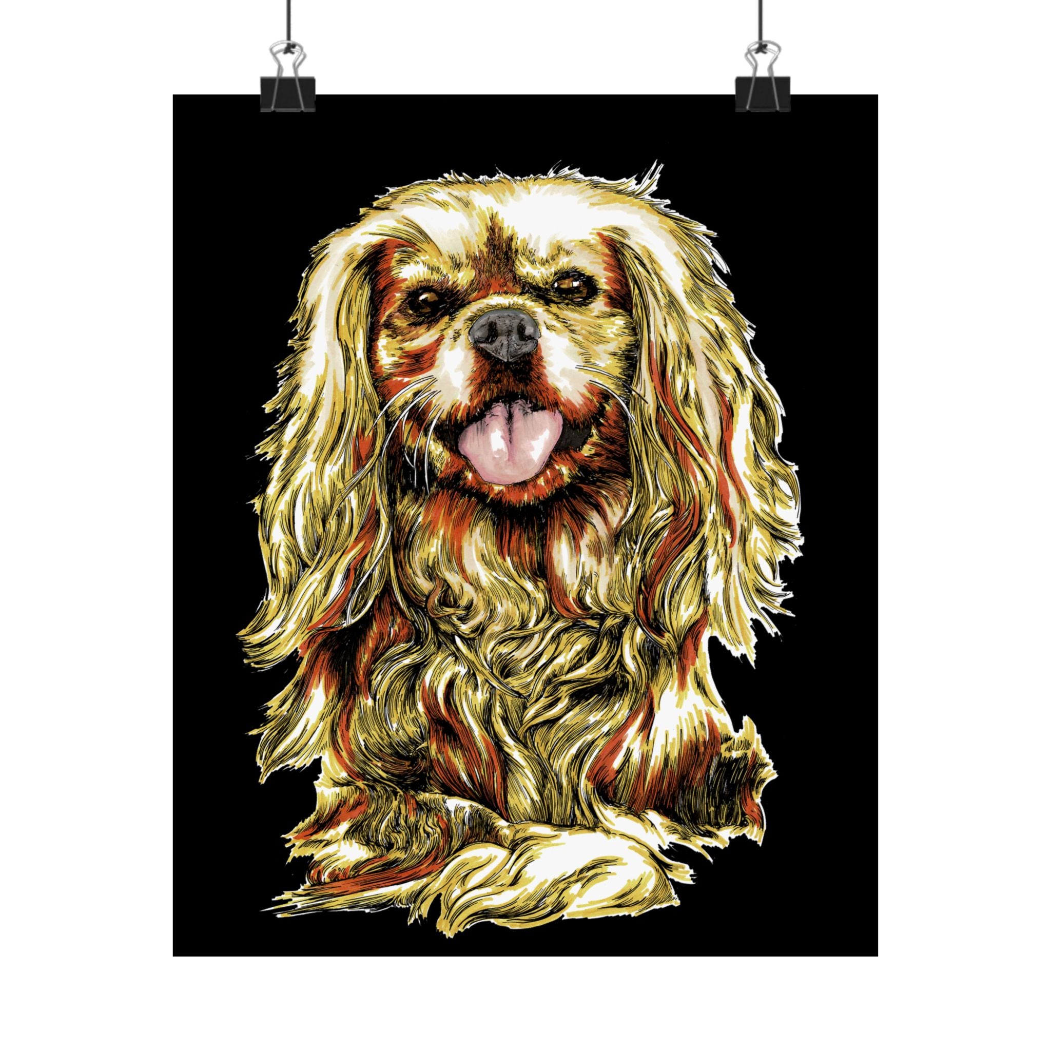 Cocker Spaniel Satin Poster - Art Print