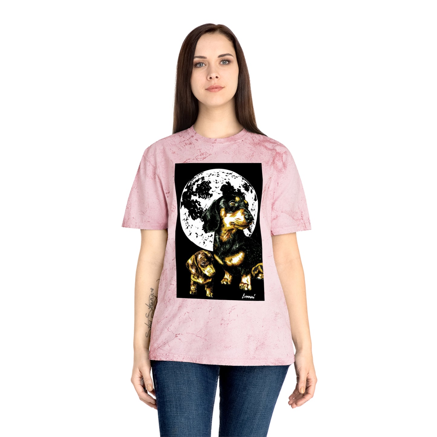 Puppy Color Blast Graphic T-Shirt - Unisex Pet Lover Tee