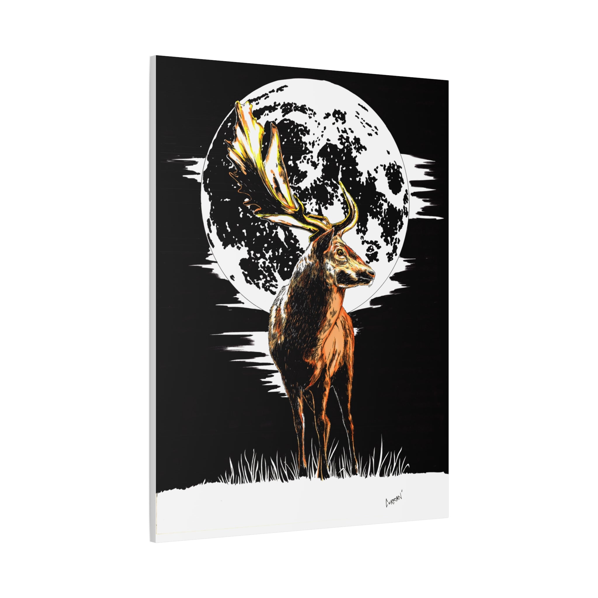 Deer Wall Art, Deer Print, Wildlife Art, Rustic Wall Decor