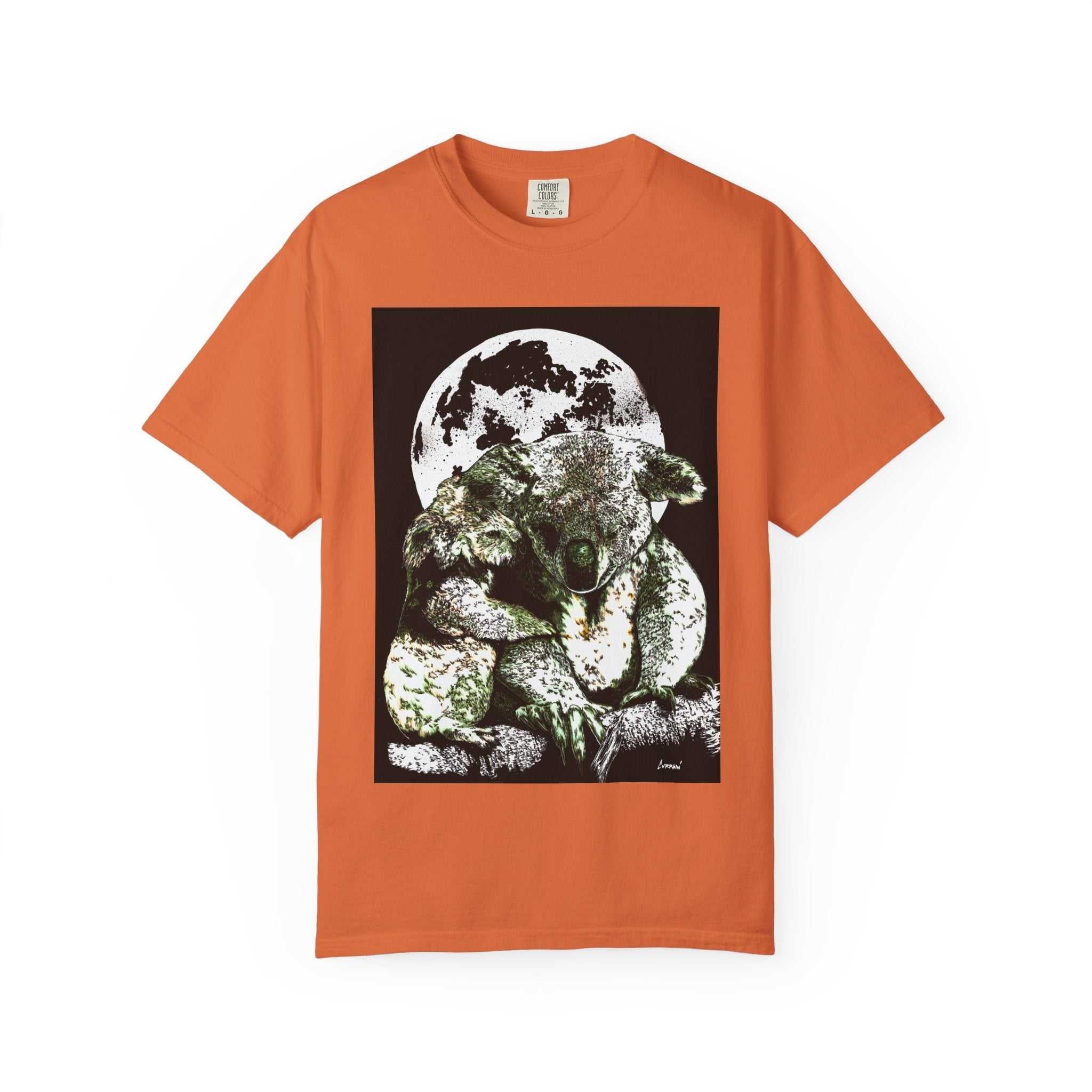 Koala T-Shirt for Nature Lovers - Unisex Garment-Dyed