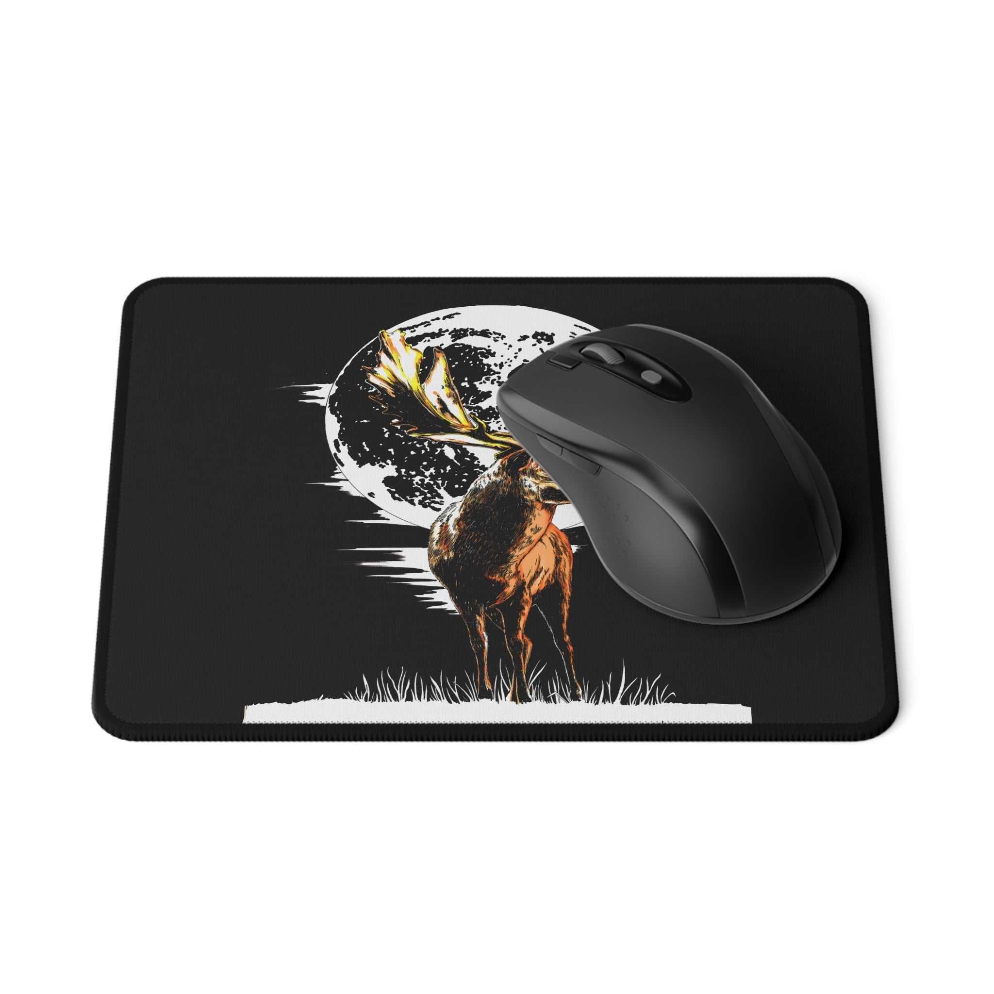 Get the Deer Stag Moon Gaming Mouse Pad - Non-Slip Design for Gamers and elevate your gameplay to the next level! Built for gamers.