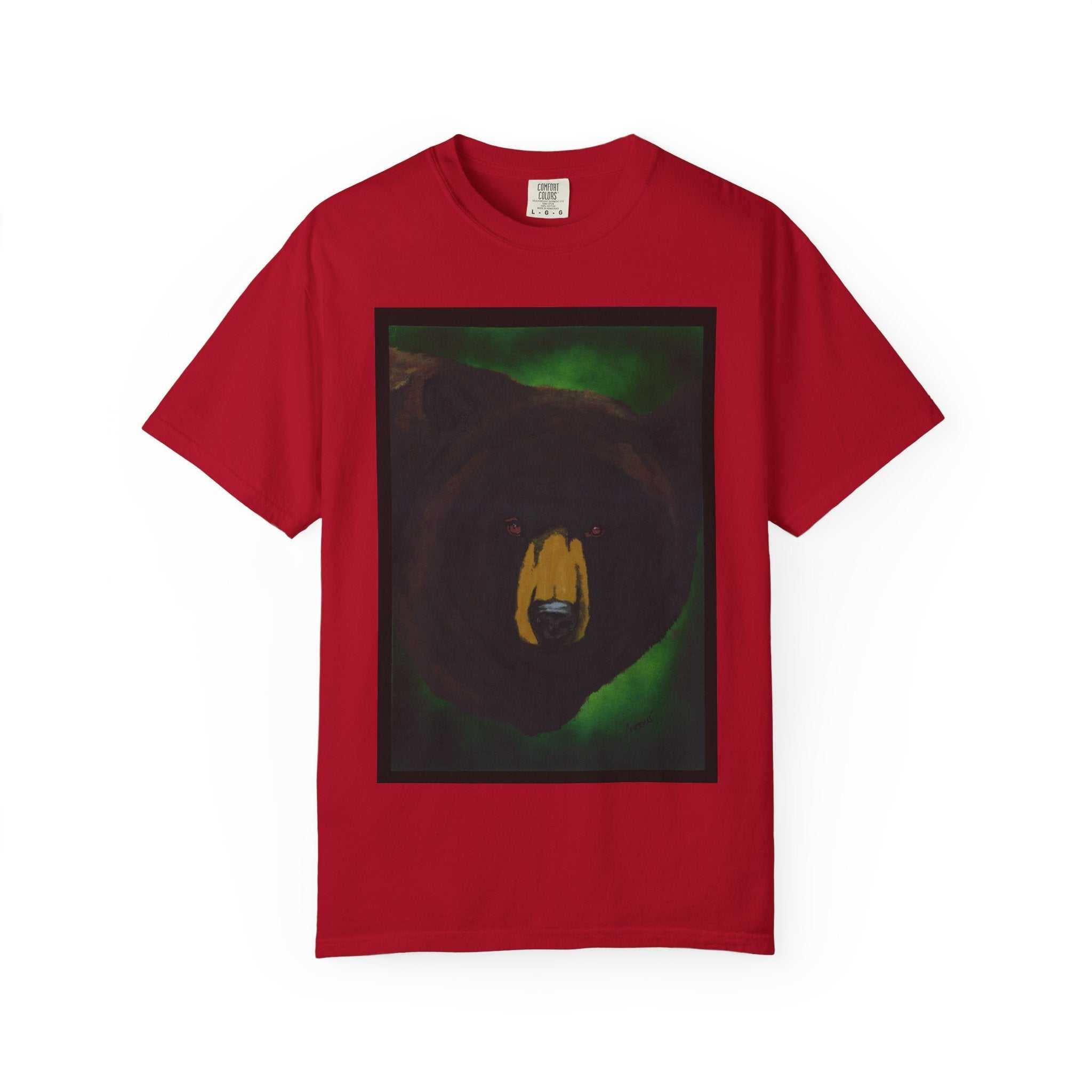 Brown Bear Unisex Garment-Dyed T-Shirt - Nature Apparel