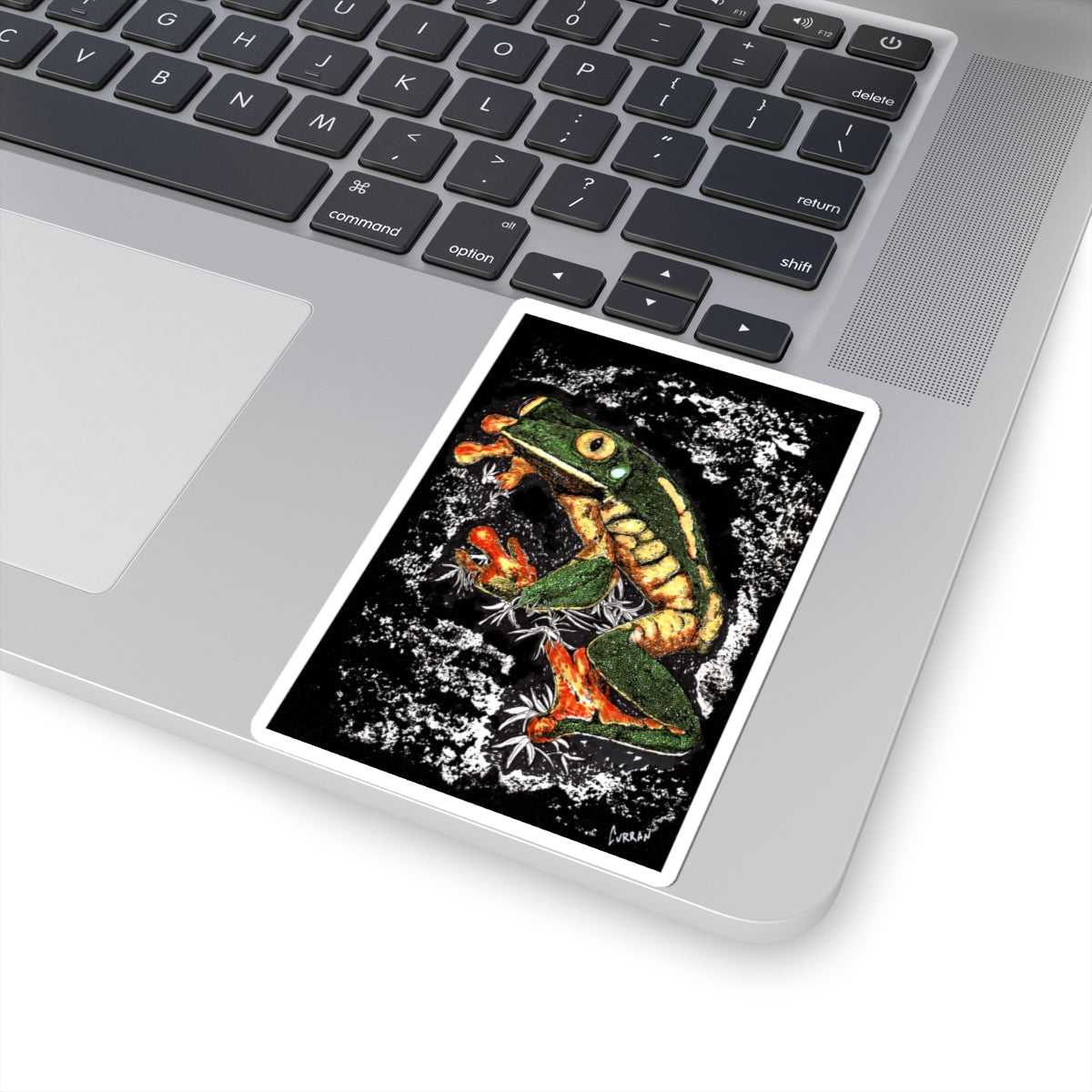 Add a pop of nature to your world with Vibrant Frog Kiss-Cut Stickers | Nature-Inspired Artwork, Shop now for unique and colorful designs!