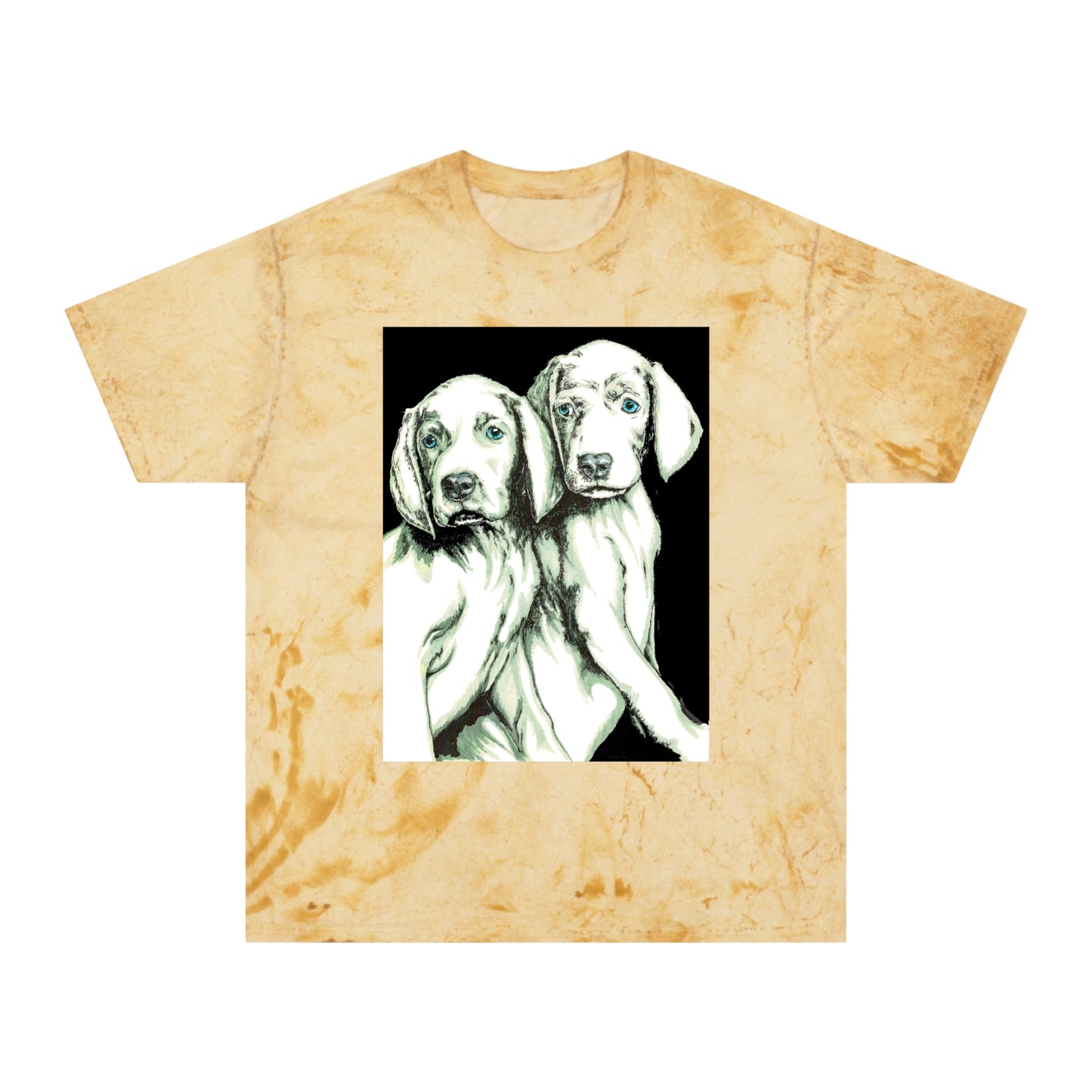 Color Blast Unisex T-Shirt with Playful Dog Design