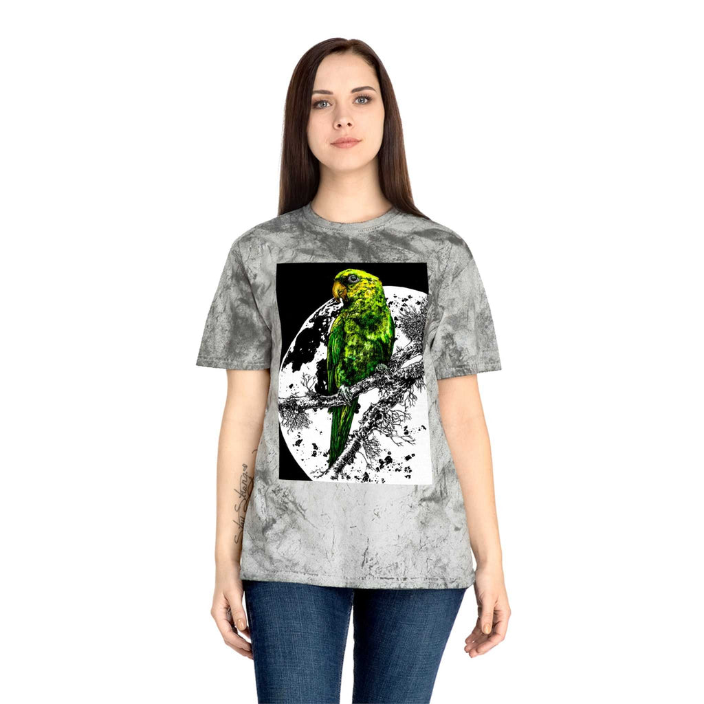 Parrot Color Blast Unisex T-Shirt - Vibrant Bird Art Tee