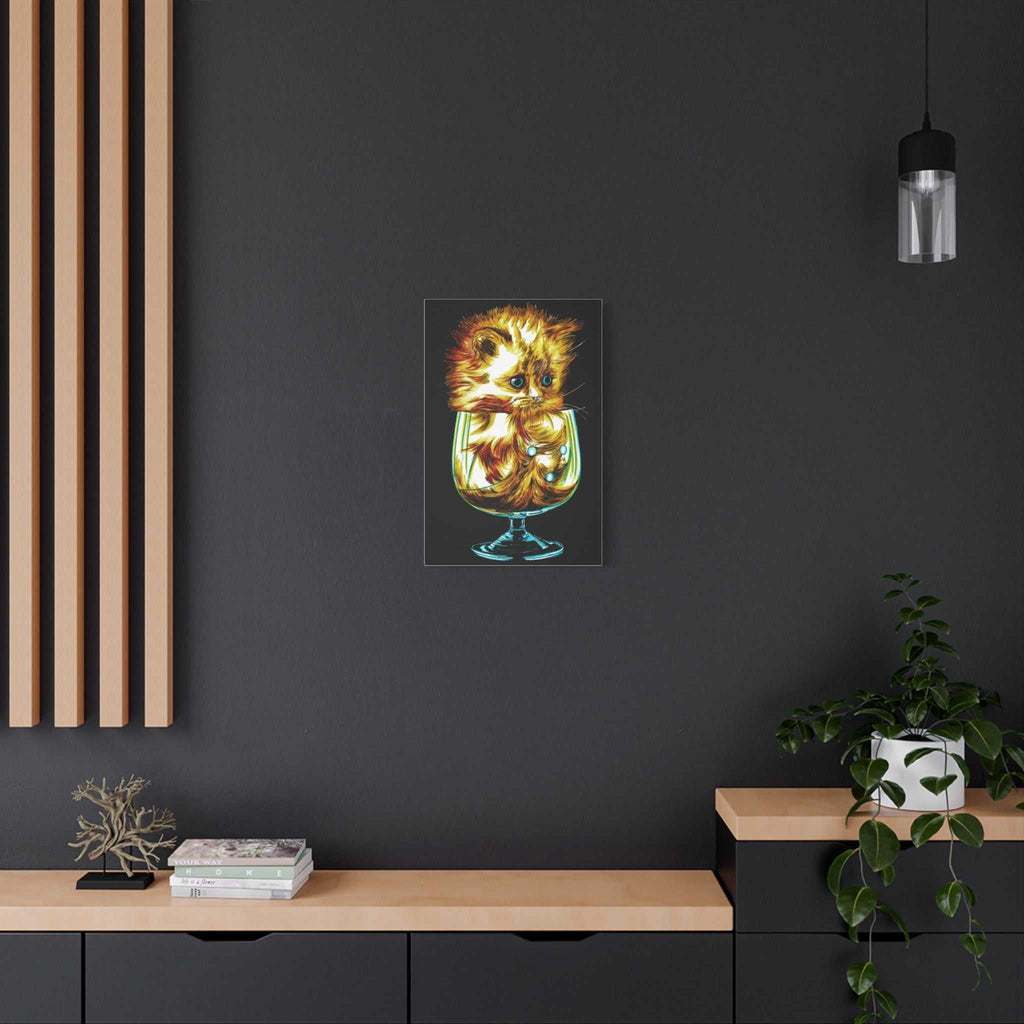 Transform your walls with the enchanting charm of our Whimsical Cat Art Canvas Print - 1.25" Stretched Wall Decor. Add a touch of whimsy to your space!