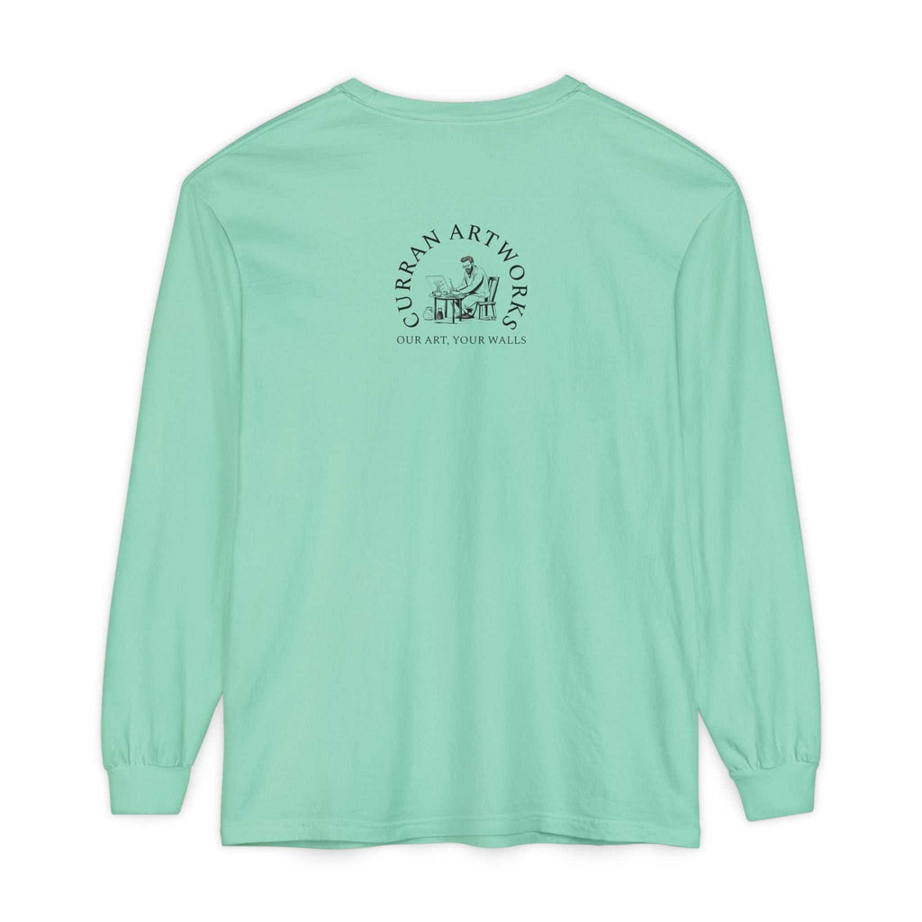 Moonlit Stag Long Sleeve T-Shirt - Unisex Nature Apparel