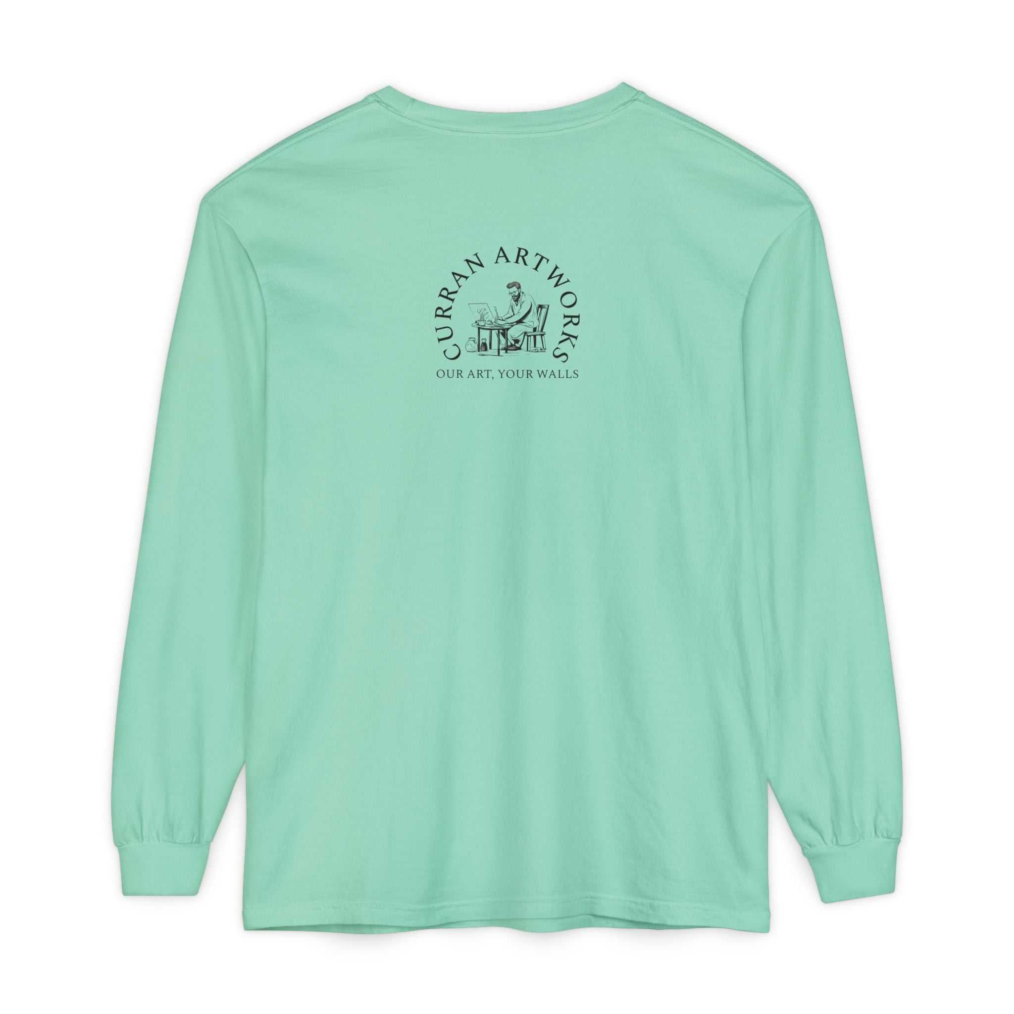 Moonlit Stag Long Sleeve T-Shirt - Unisex Nature Apparel