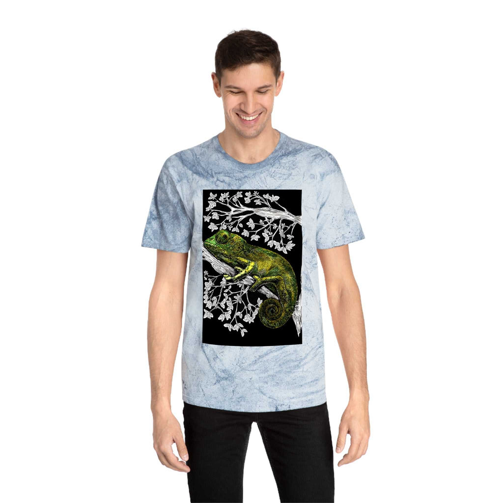 Chameleon Color Blast T-Shirt - Vibrant Nature-Inspired Tee