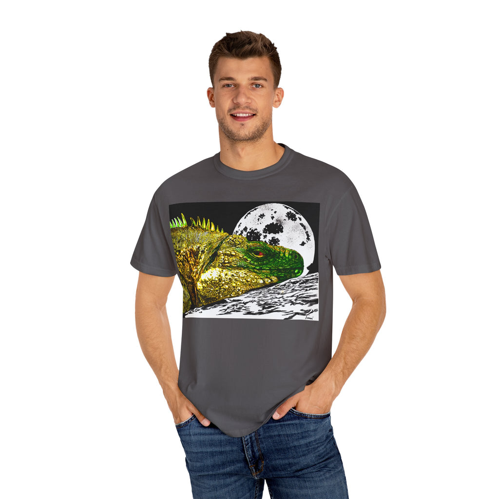 Graphic Iguana Moon Unisex T-Shirt - Nature Inspired Tee